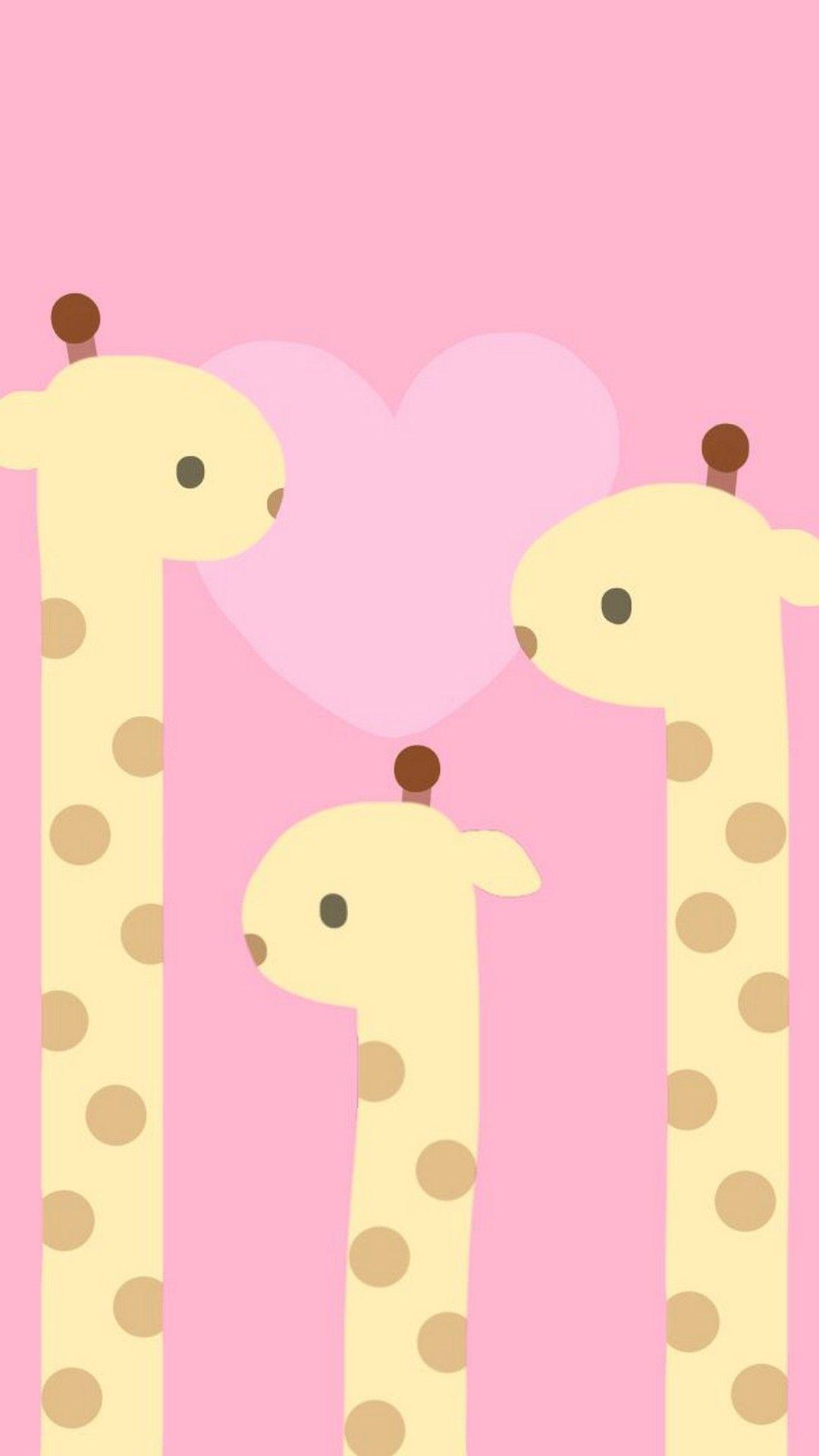 1080x1920 Valentines Giraffe Wallpapers - Wallpaper Cave Wallpaper