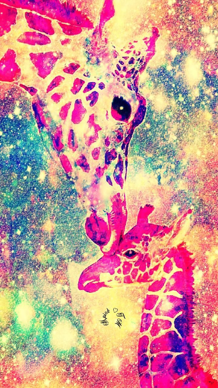 720x1280 Galaxy Giraffes Wallpaper #androidwallpaper #iphonewallpaper #wallpaper  #galaxy #sparkle #glitter #lockscreen #pretty #cute #… | Painting, Wallpaper,  Cool wallpaper Wallpaper