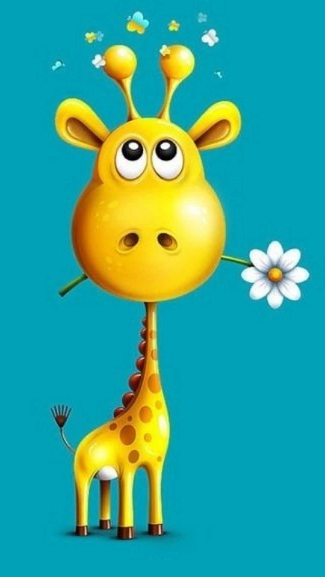 1080x1920 Animated Giraffe Wallpaper Iphone - Iphone Cute Wallpaper Animated,  Download Wallpapers on Jakpost.travel Wallpaper