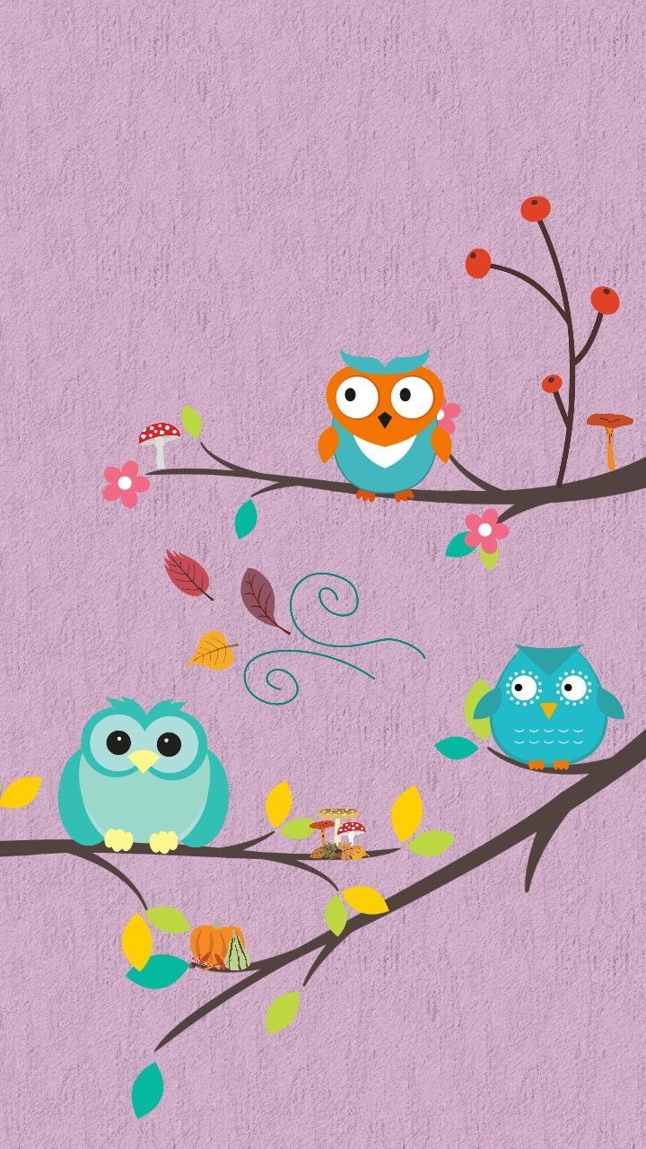 Cute Owl iPhone Wallpapers - 4k, HD Cute Owl iPhone Backgrounds on ...