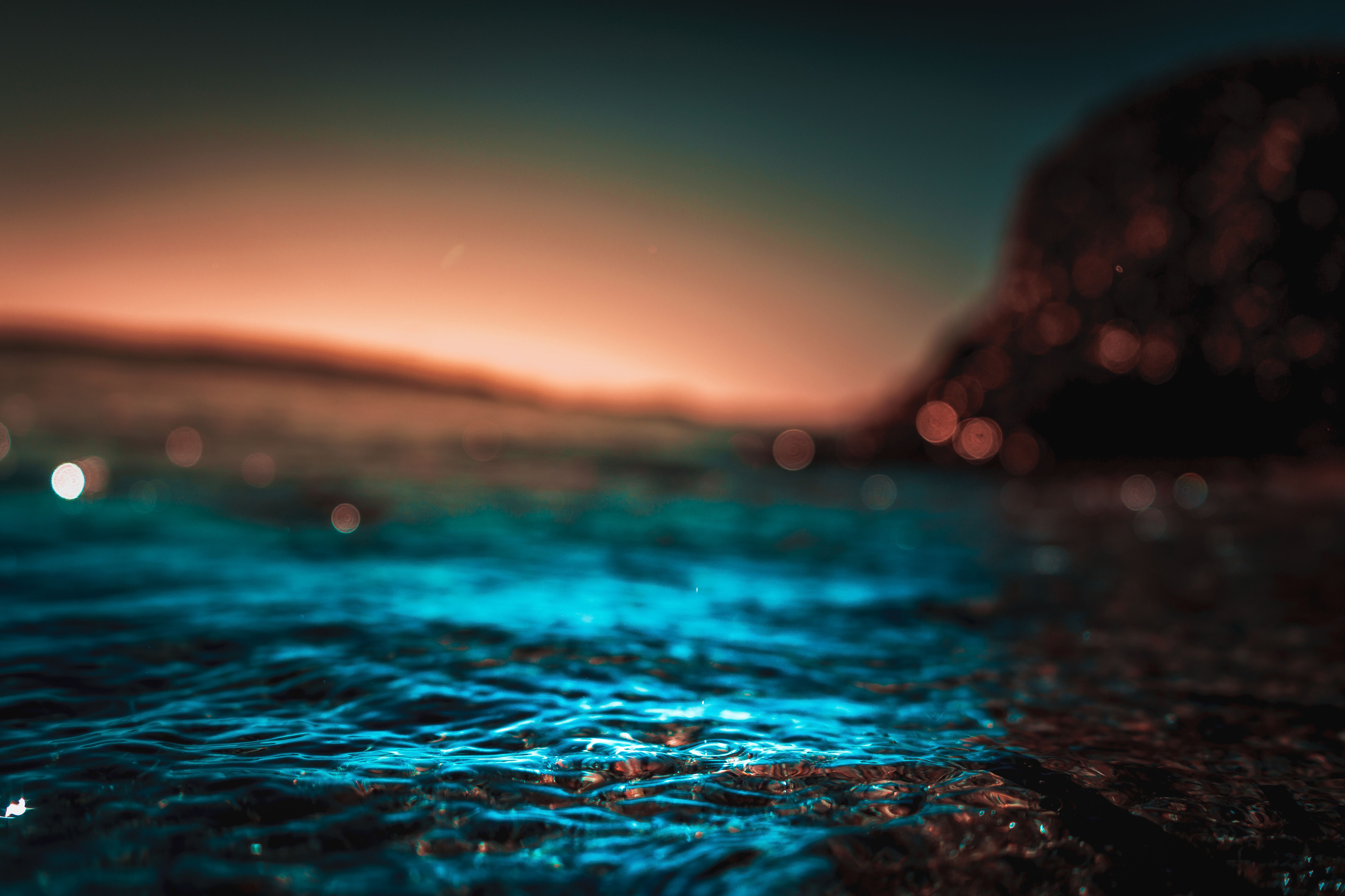 5546x3697 Dawn Depth Of Field Dusk Ocean Sea Sunrise Sunset Water 1440P Resolution HD 4k Wallpaper, Image, Background, Photo and Picture on WallpaperBat