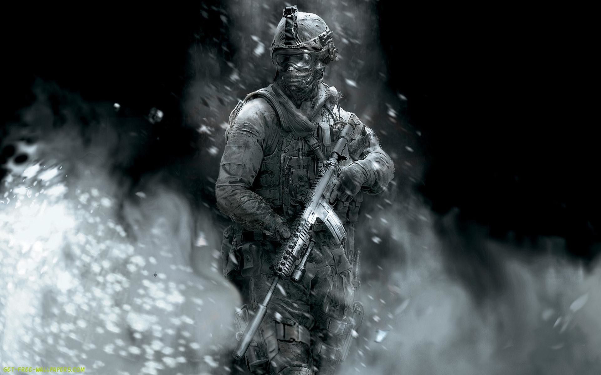 Ghost Call of Duty: Modern Warfare 2 Game HD Wallpaper #4621h