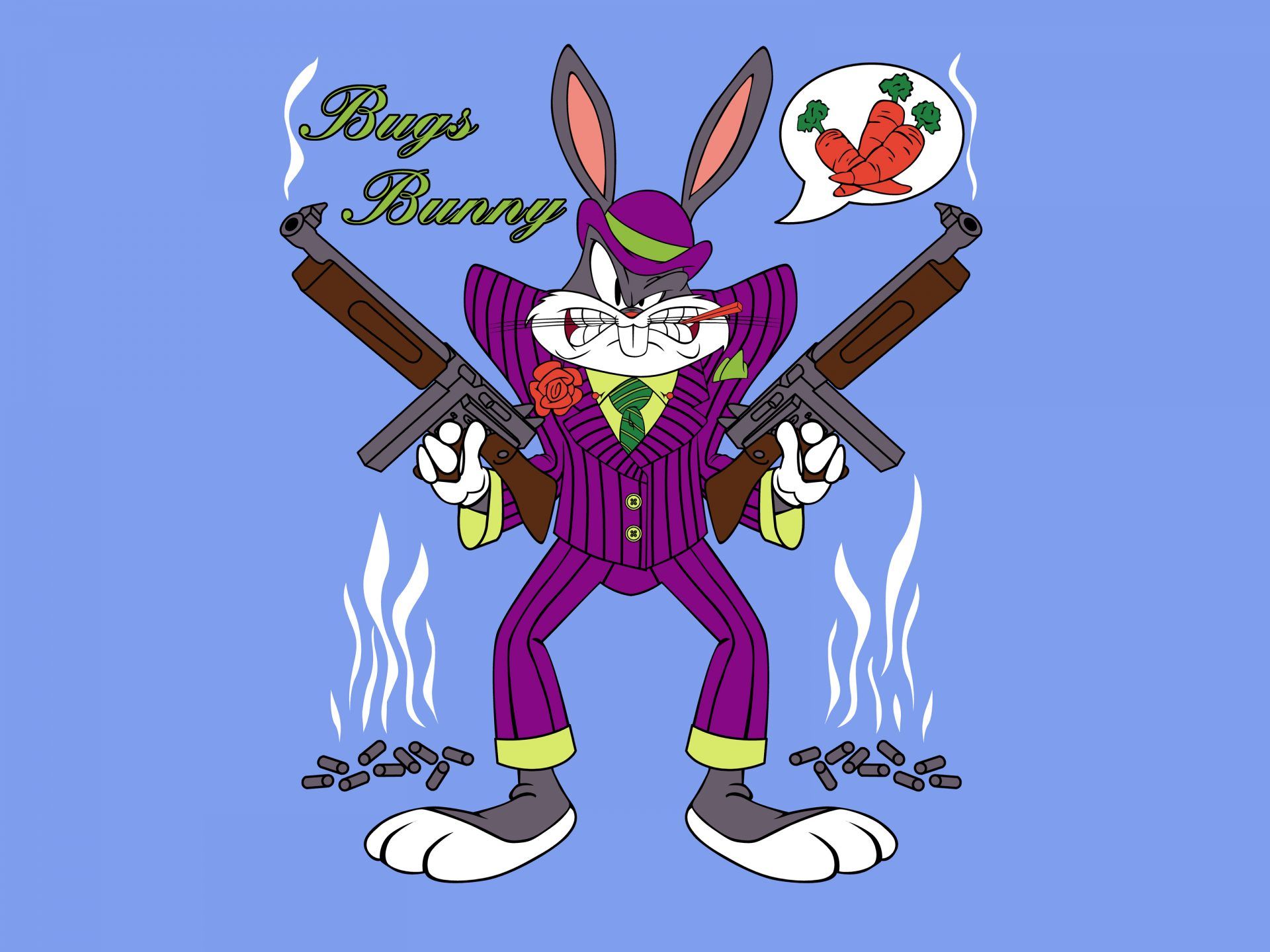 1920x1440 Looney Tunes Cartoon Bugs Bunny Gangster Desktop Background Free ...