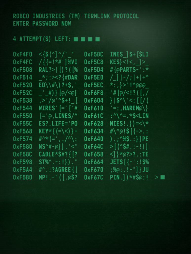 Fallout 4 terminal hacking фото 70