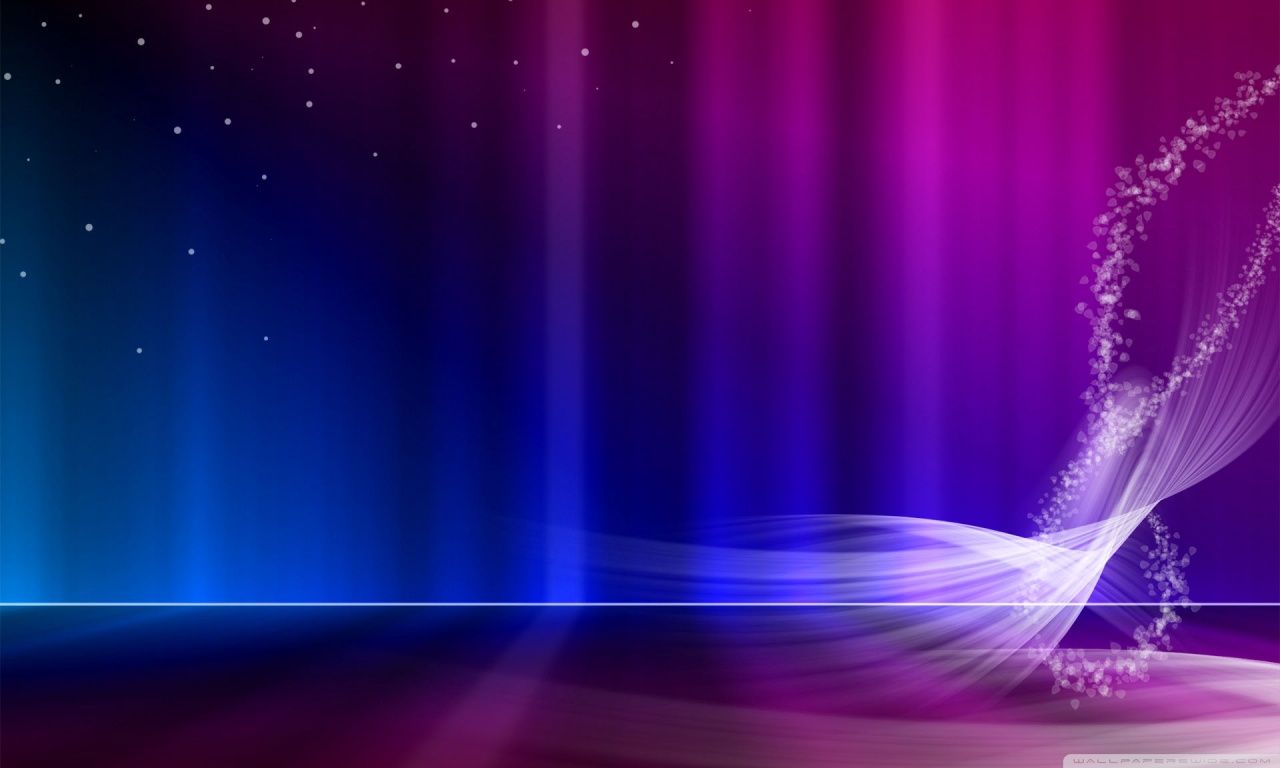 1280x768 Vista Blue And Purple Aurora Ultra HD Desktop Background Wallpaper ... Wallpaper