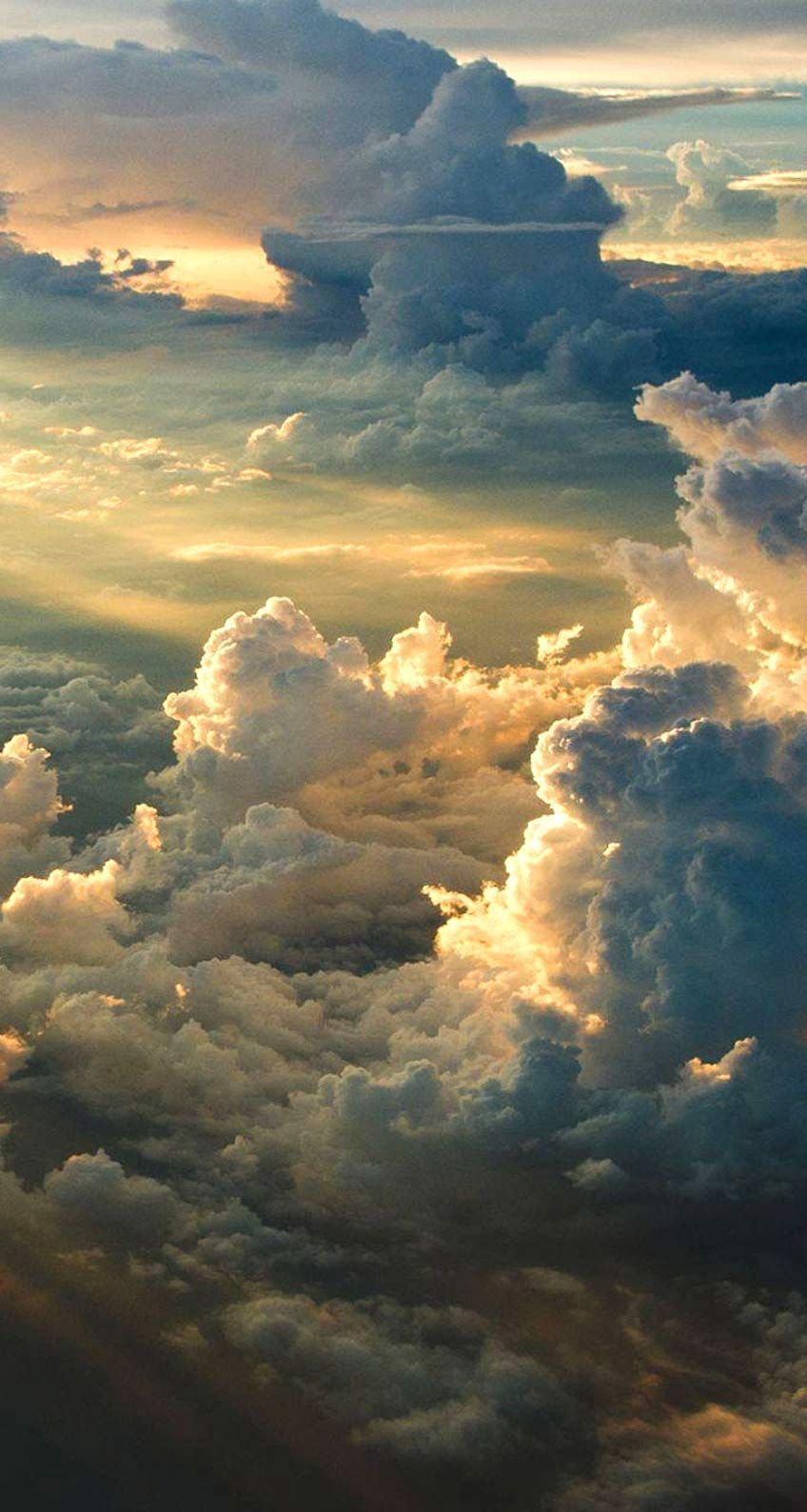 848x1588 Beautiful Cloud Wallpaper on WallpaperBat