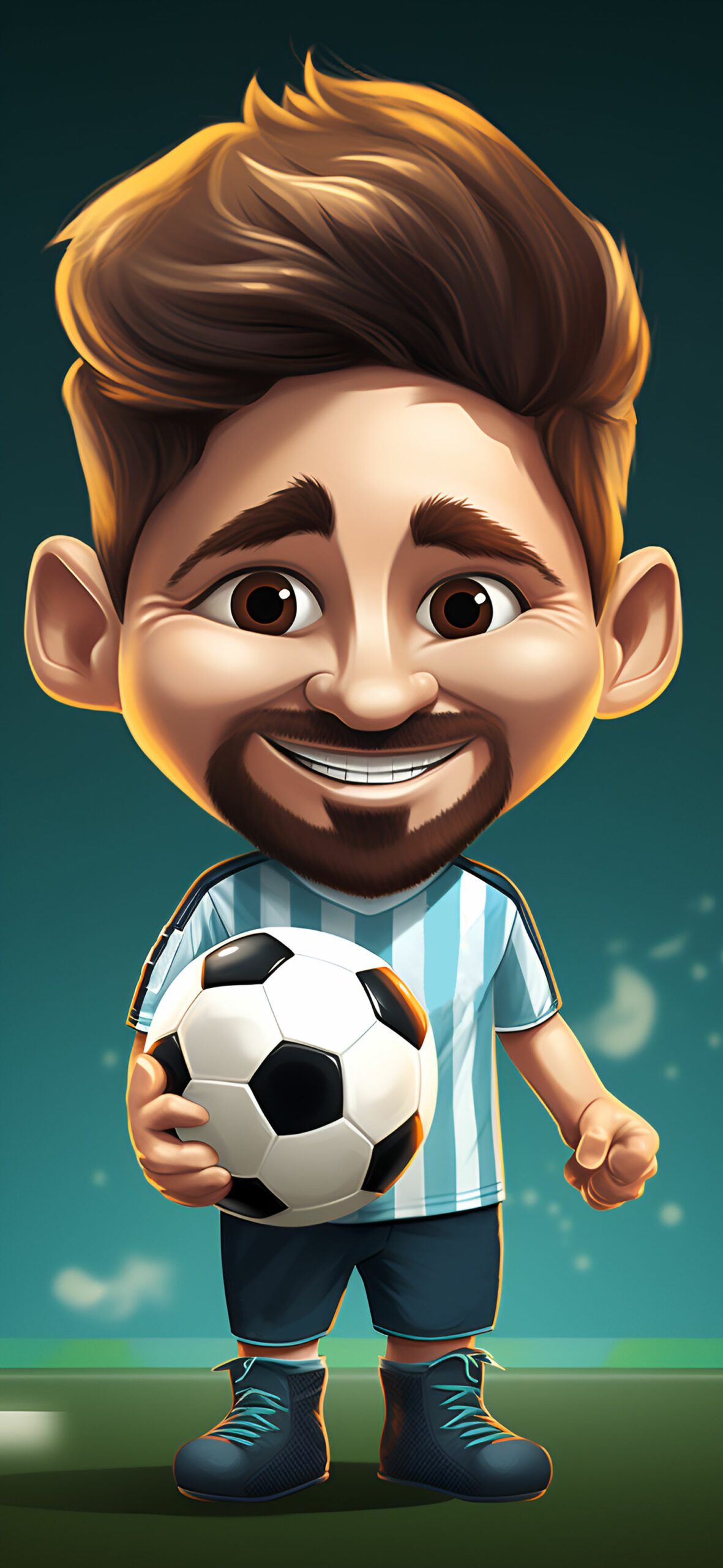 Messi Cartoon Wallpapers - 4k, HD Messi Cartoon Backgrounds on WallpaperBat