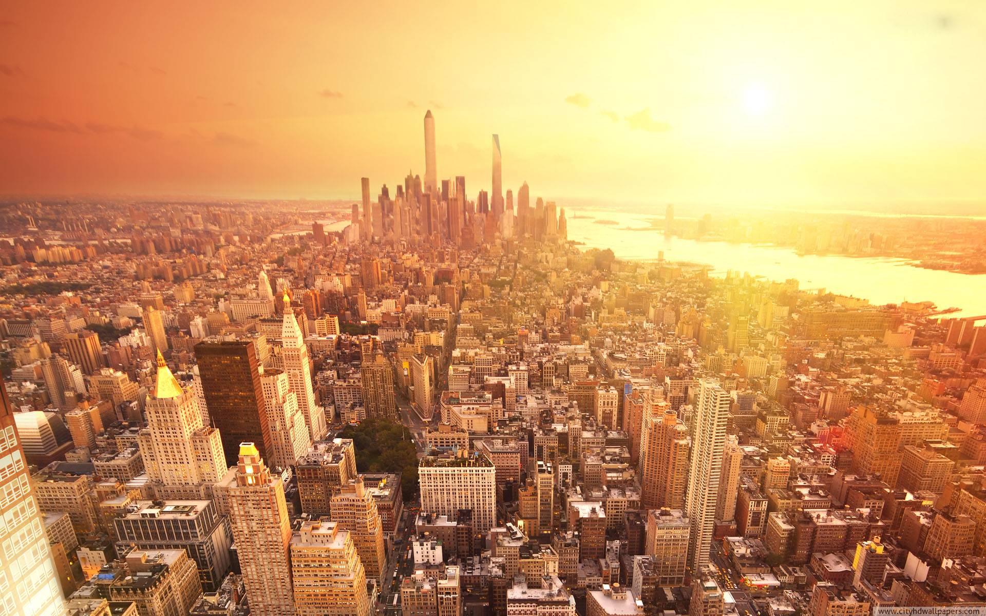 1920x1200 Free download new york city morning scenery in new york usa city on WallpaperBat
