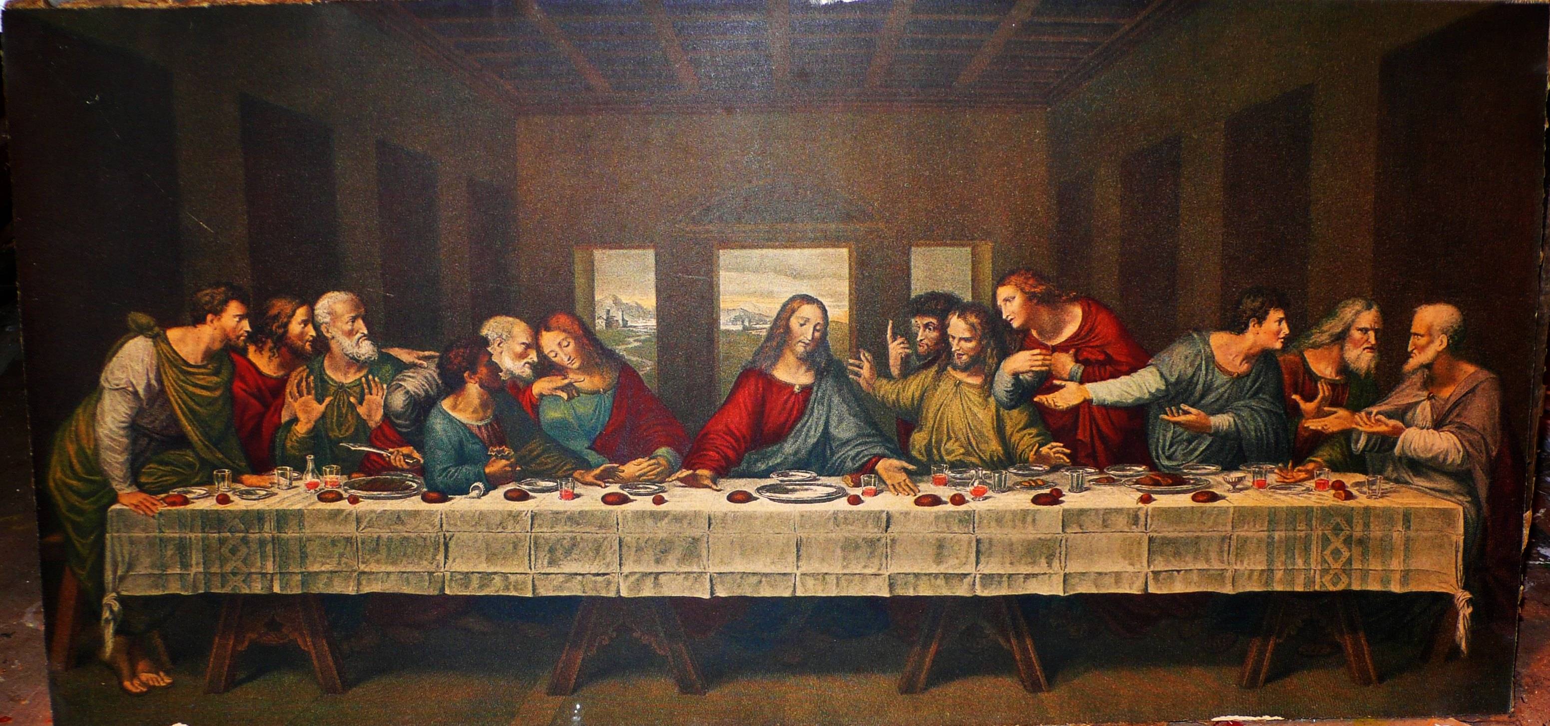 3103x1454 The Last Supper Wallpapers - Wallpaper Cave Wallpaper