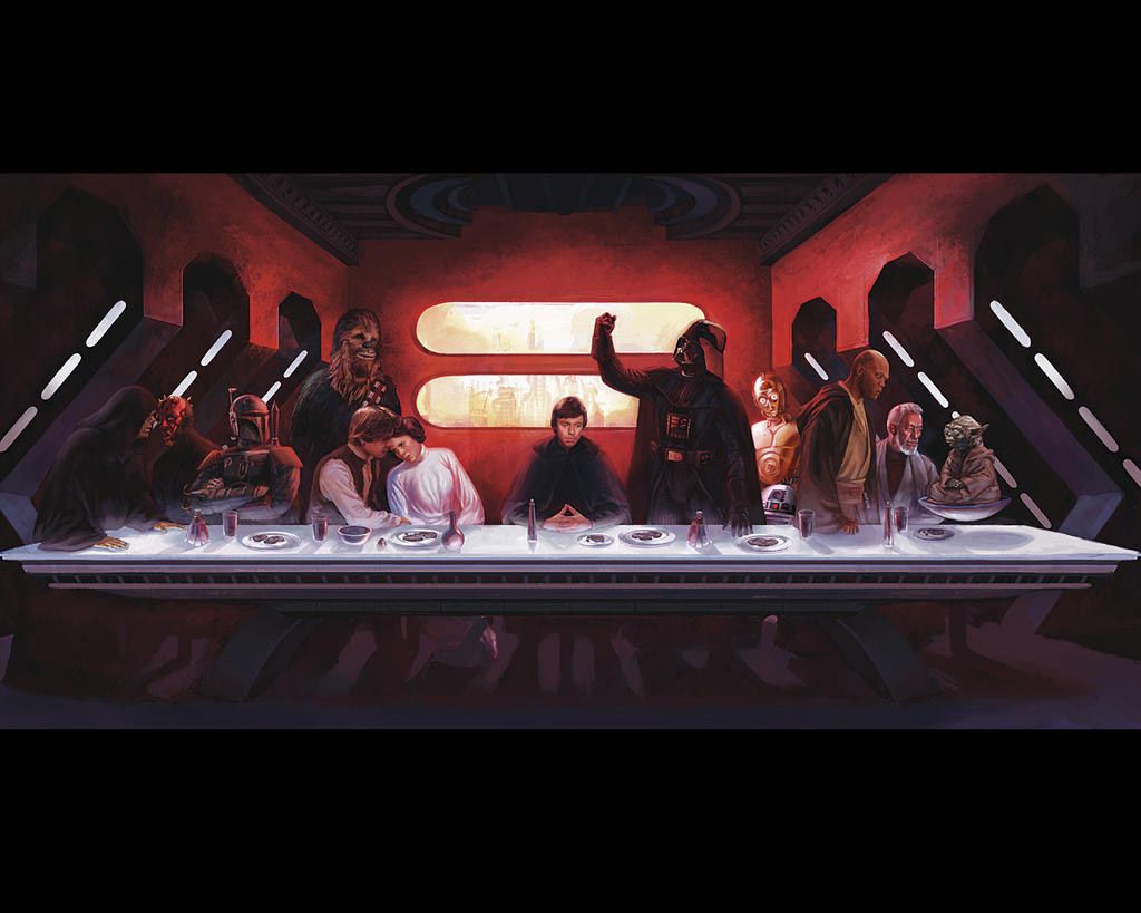 1024x819 STARWARS Last Supper Wallpaper 1280x1024 | Steve Beck | Flickr Wallpaper