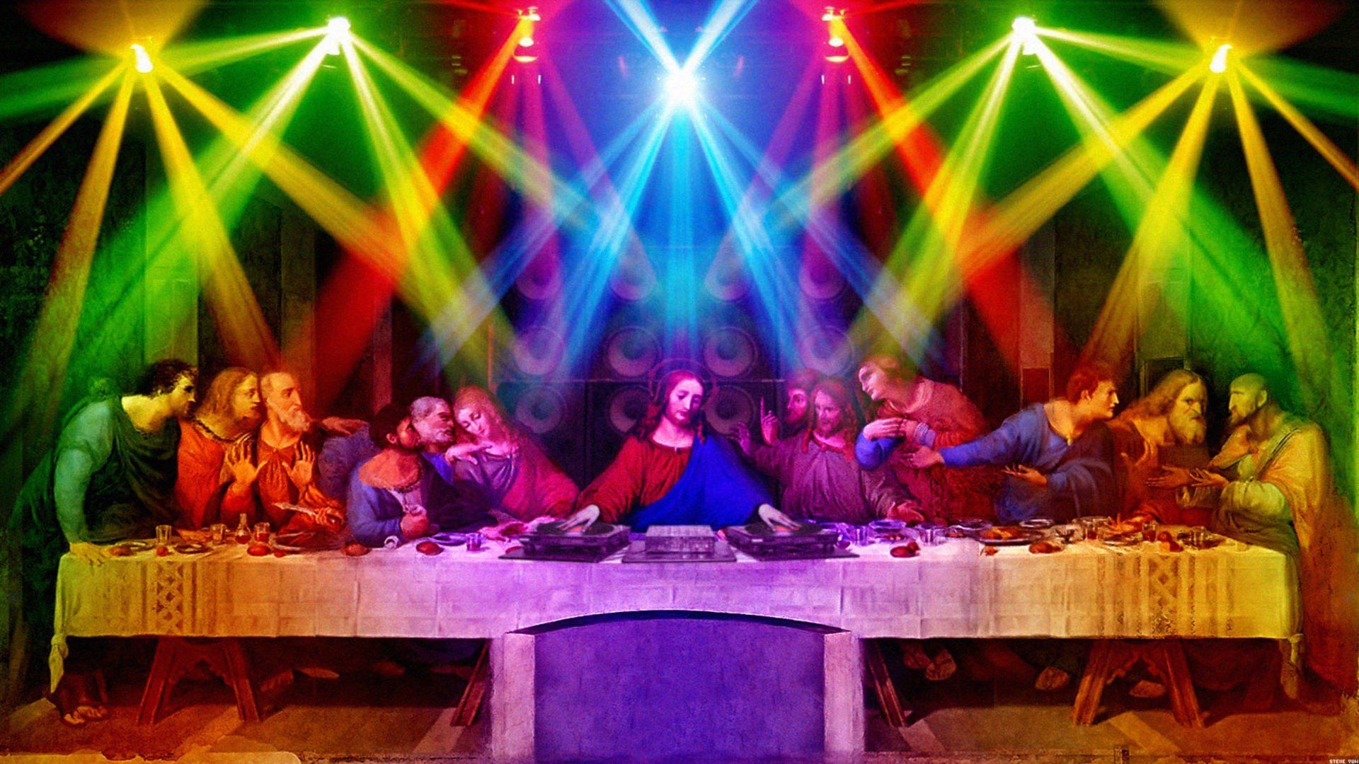 1920x1080 anime, 12 Disciples, Nightclubs, The Last Supper HD Wallpapers / Desktop  and Mobile Images & Photos Wallpaper