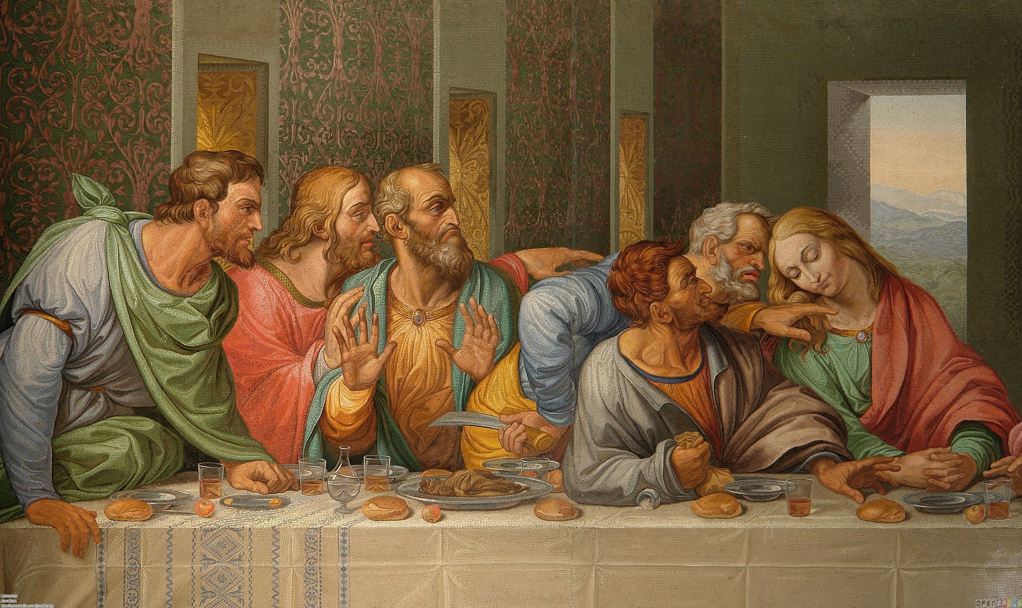 3314x1971 The Last Supper Hd posted by Zoey Johnson Wallpaper