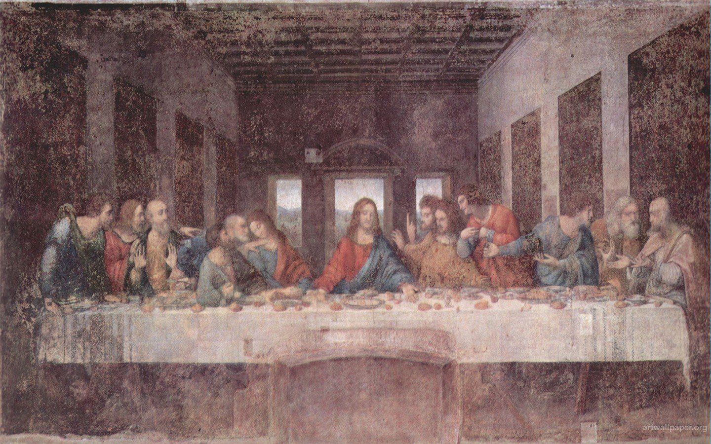 1440x900 The Last Supper, Faded, Religions, Jesus Christ Wallpapers HD / Desktop and  Mobile Backgrounds Wallpaper