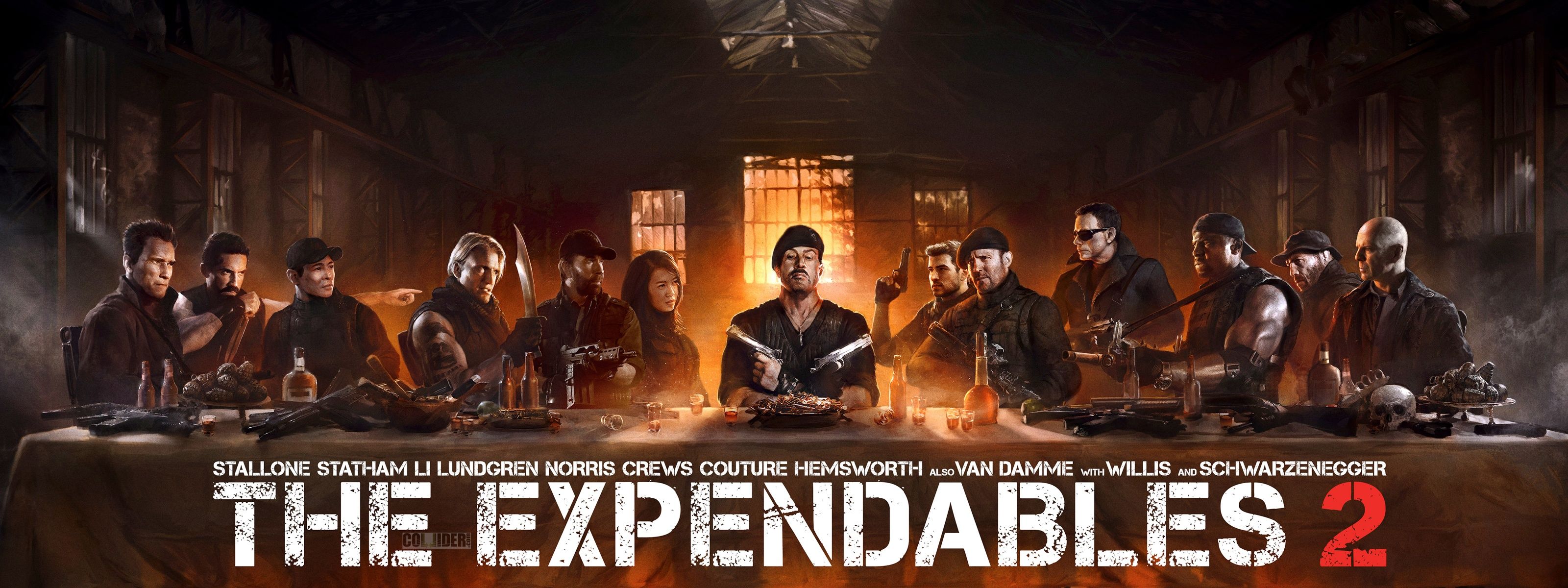 3200x1200 Free download Expendables 2 The Last Supper Wallpapers HD Wallpapers  [3200x1200] for your Desktop, Mobile & Tablet | Explore 69+ The Last Supper  Wallpaper | The Lord's Supper Wallpaper, Wallpaper