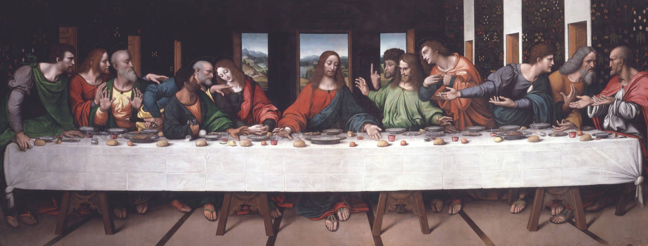 2100x800 The Last Supper Wallpaper | 2100x800 | ID:62834 - WallpaperVortex.com Wallpaper