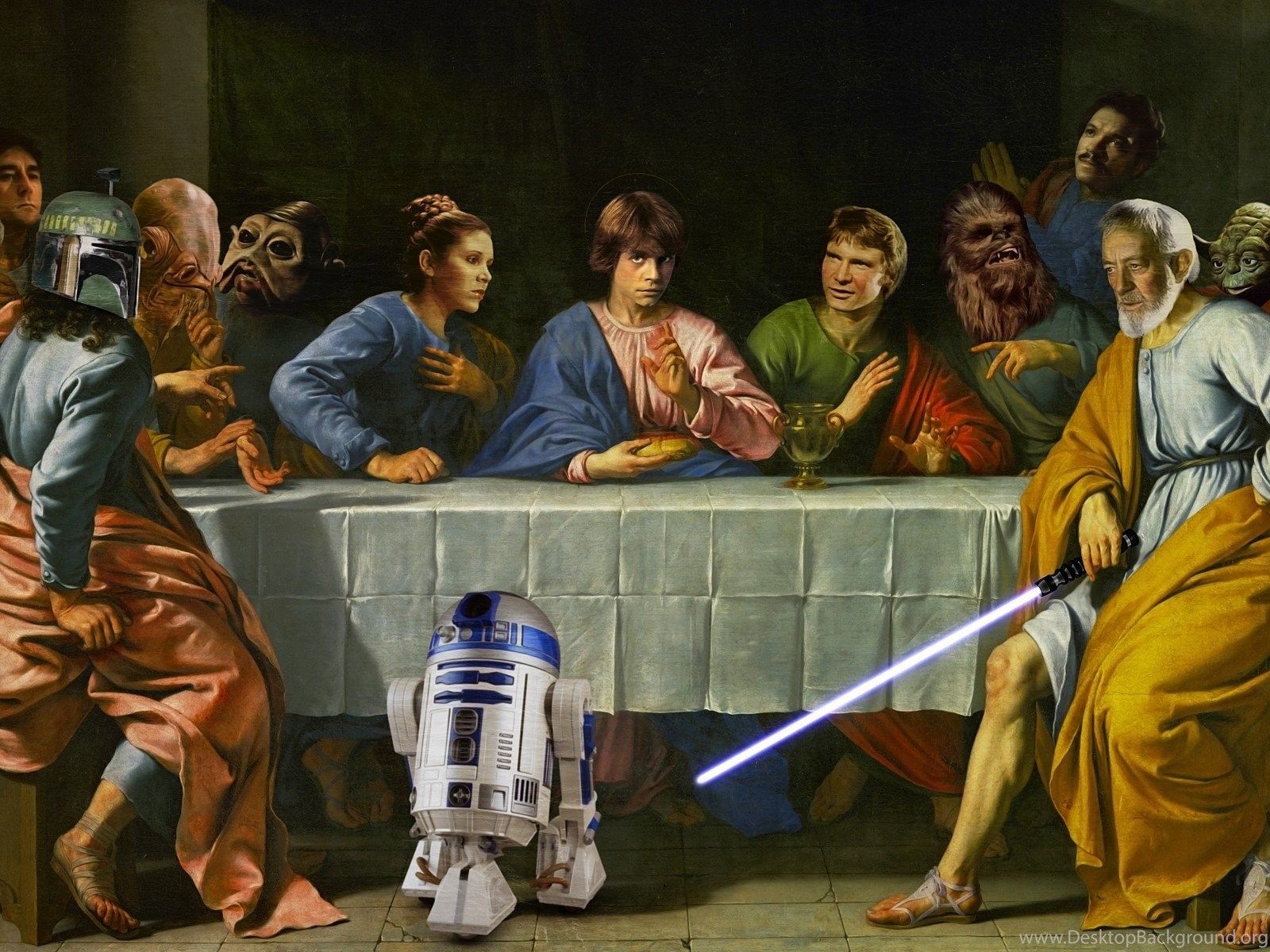 1600x1200 Star Wars, Crossover, The Last Supper Wallpapers HD / Desktop And ...  Desktop Background Wallpaper