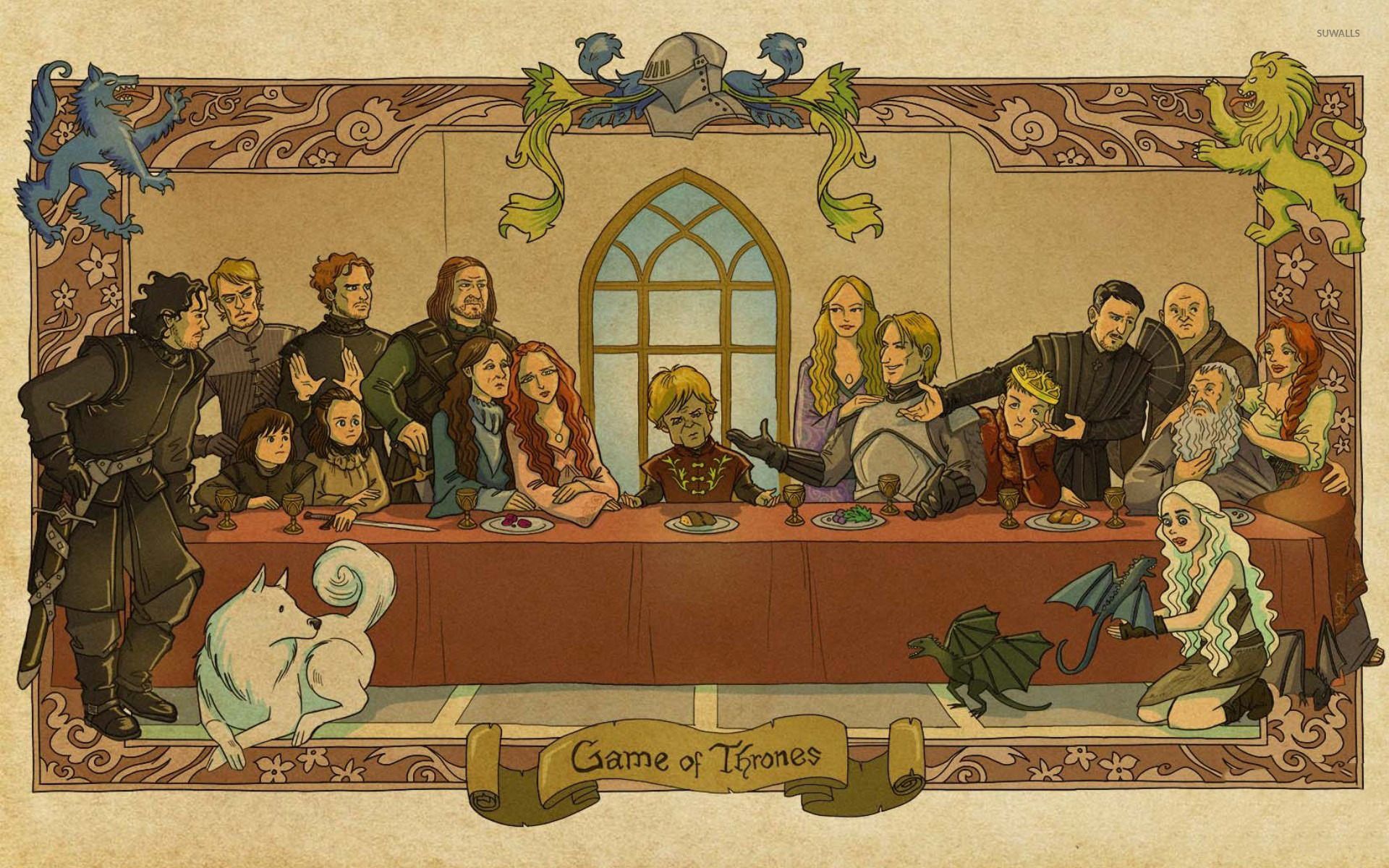 1920x1200 Game Of Thrones Last Supper Painting - 1920x1200 Wallpaper - teahub.io Wallpaper