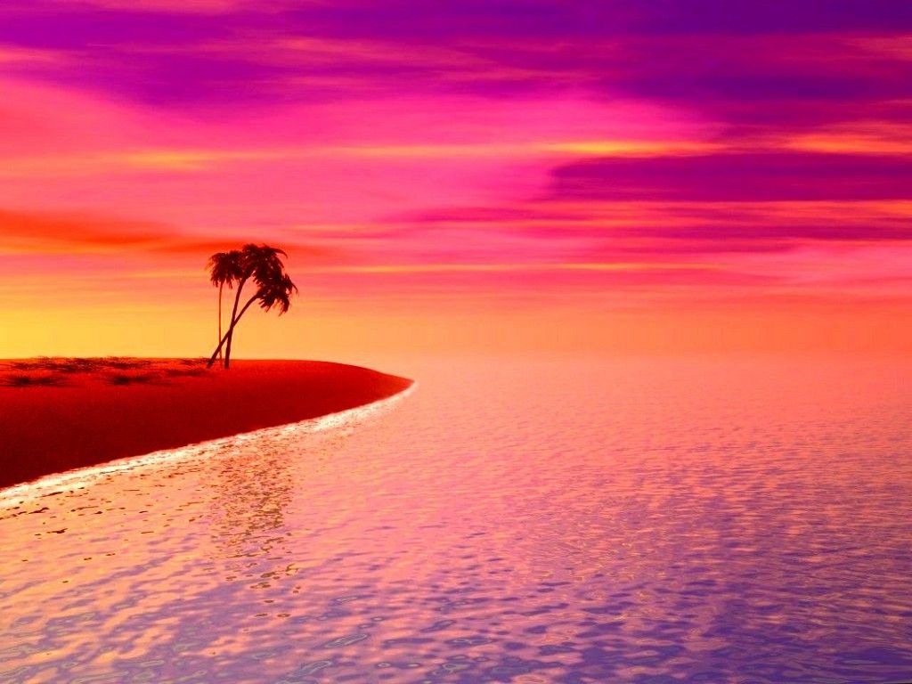 Purple Beach Sunset Wallpapers 4k Hd Purple Beach Sunset Backgrounds On Wallpaperbat 1857