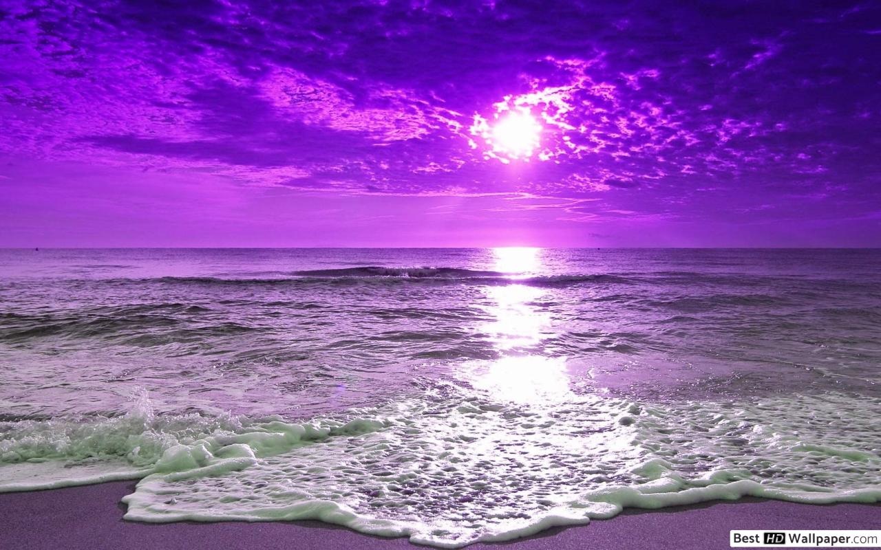 Purple Beach Sunrise Desktop Wallpapers - 4k, HD Purple Beach Sunrise ...