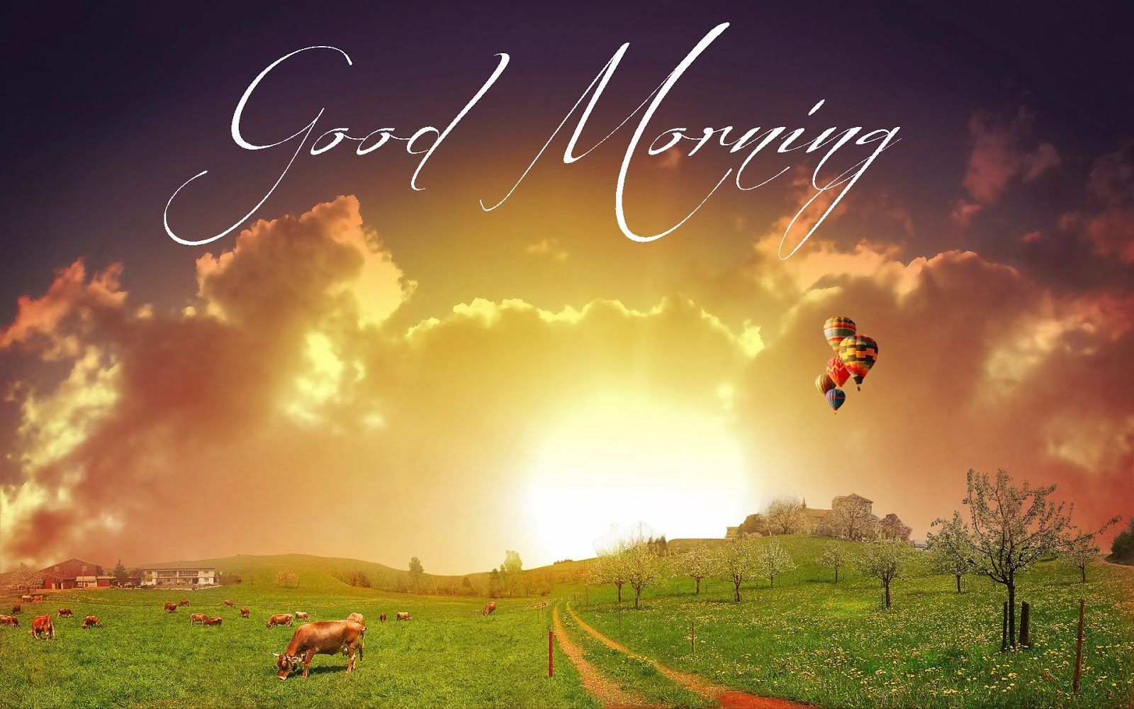 1600x1000 Good Morning Wonderful Wishes Image for Whatsapp. Sunrise wallpaper, Nature wallpaper, Beautiful sunrise on WallpaperBat