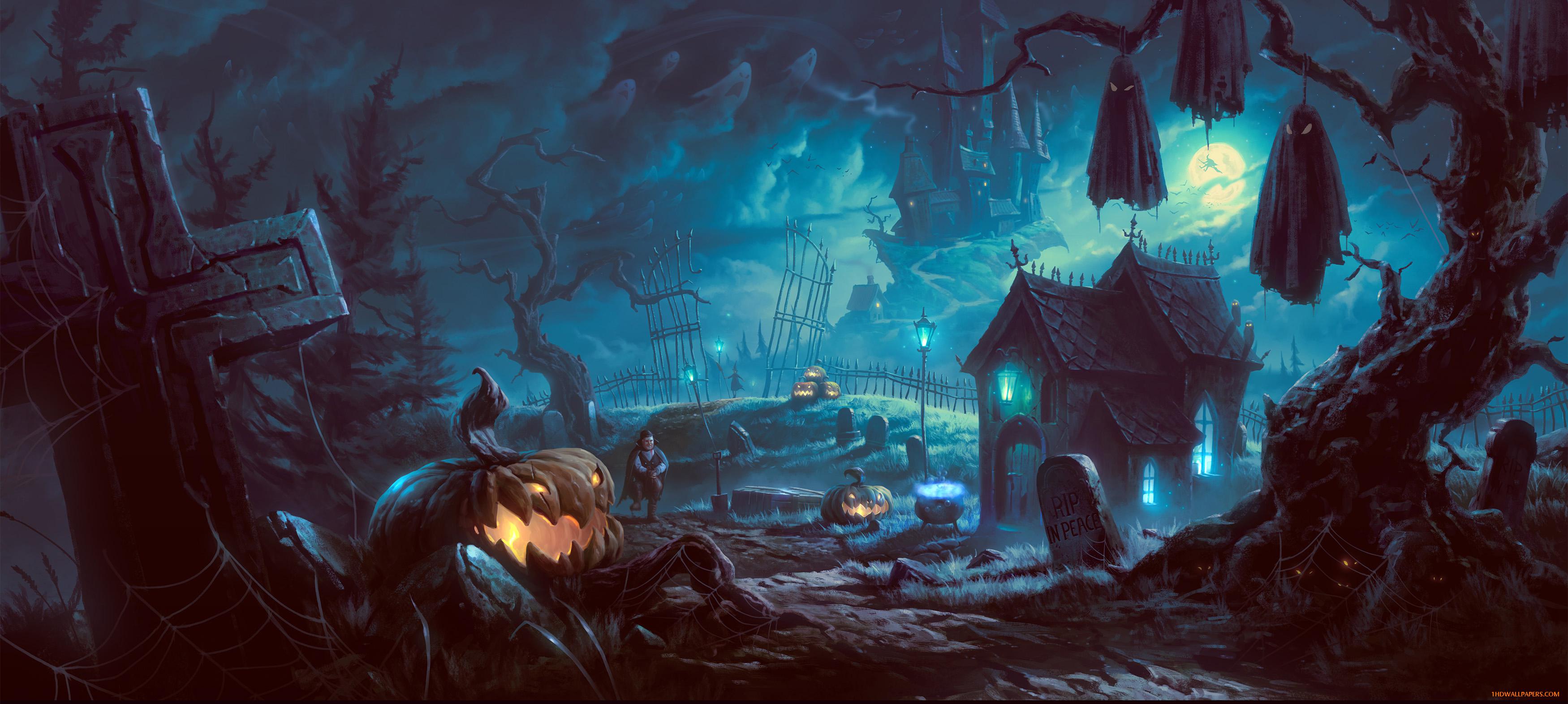Halloween Desktop Wallpapers - 4k, HD Backgrounds on WallpaperBat