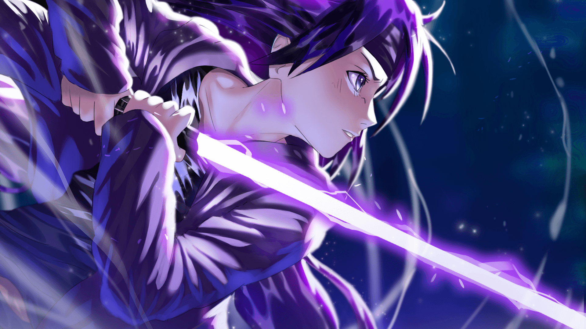 Purple Anime Wallpapers - 4K, Hd Purple Anime Backgrounds On Wallpaperbat