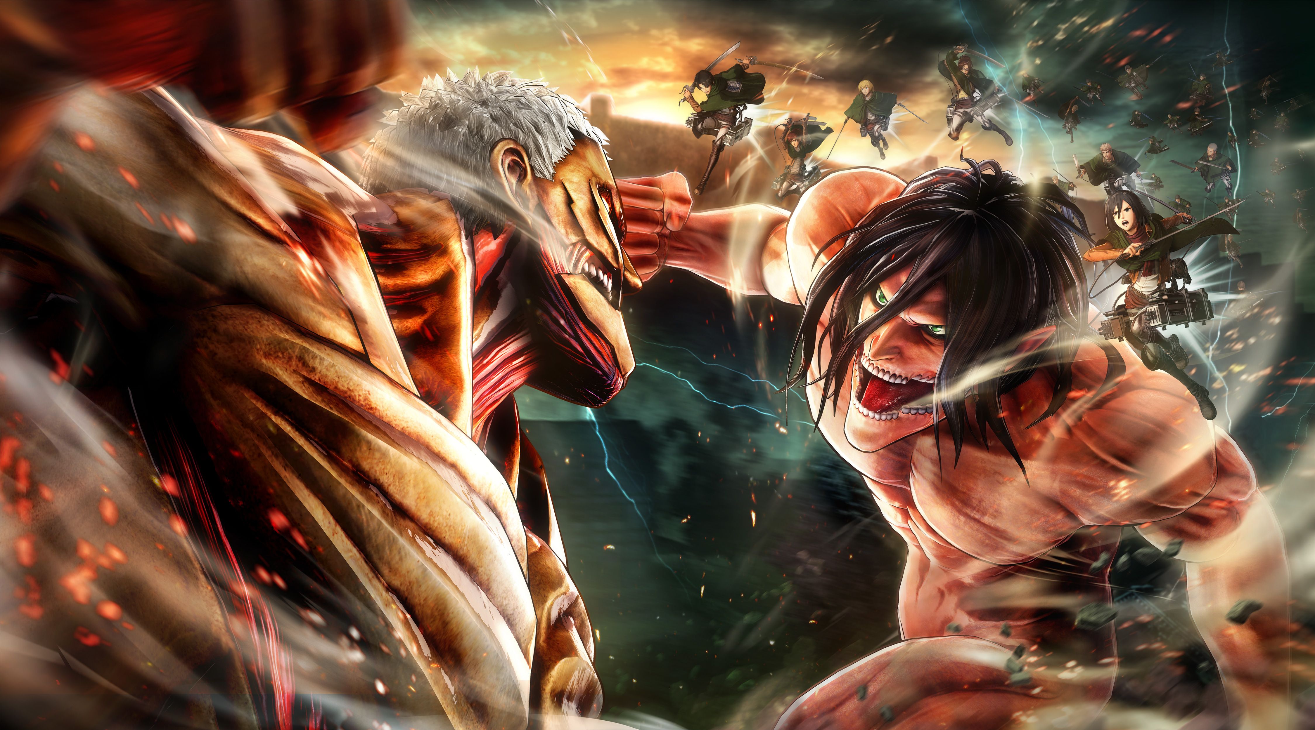 Attack On Titan Wallpapers 4k Hd Attack On Titan Backgrounds On Wallpaperbat