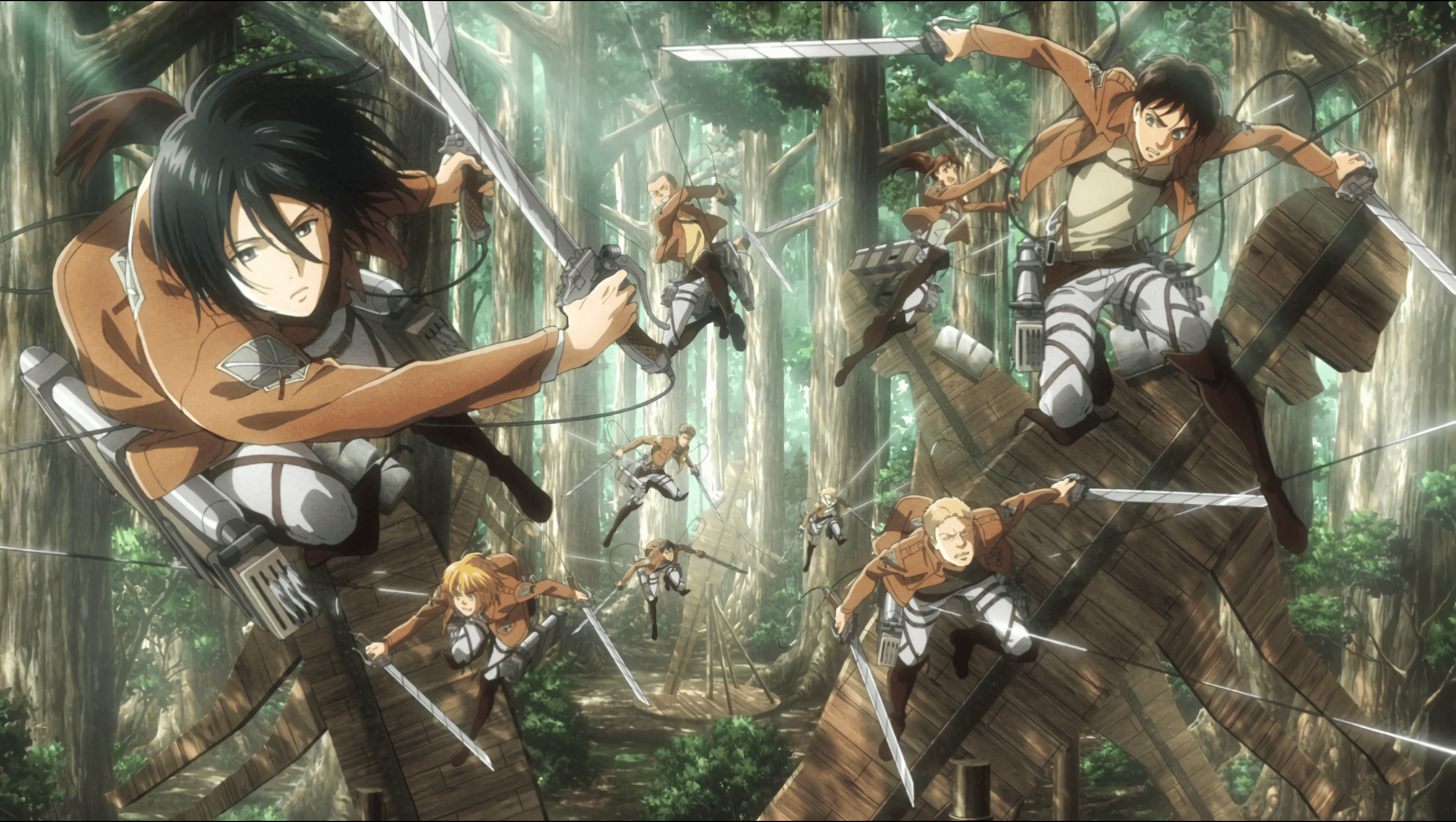 Attack On Titan Wallpapers 4k Hd Attack On Titan Backgrounds On Wallpaperbat