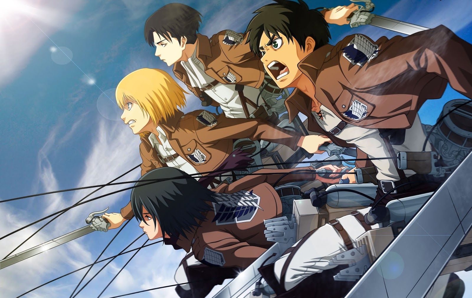 Attack On Titan Wallpapers 4k Hd Attack On Titan Backgrounds On Wallpaperbat