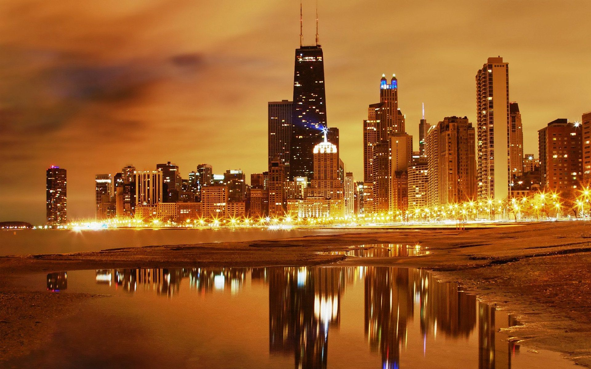 Chicago Sunset Wallpapers 4k, HD Chicago Sunset Backgrounds on