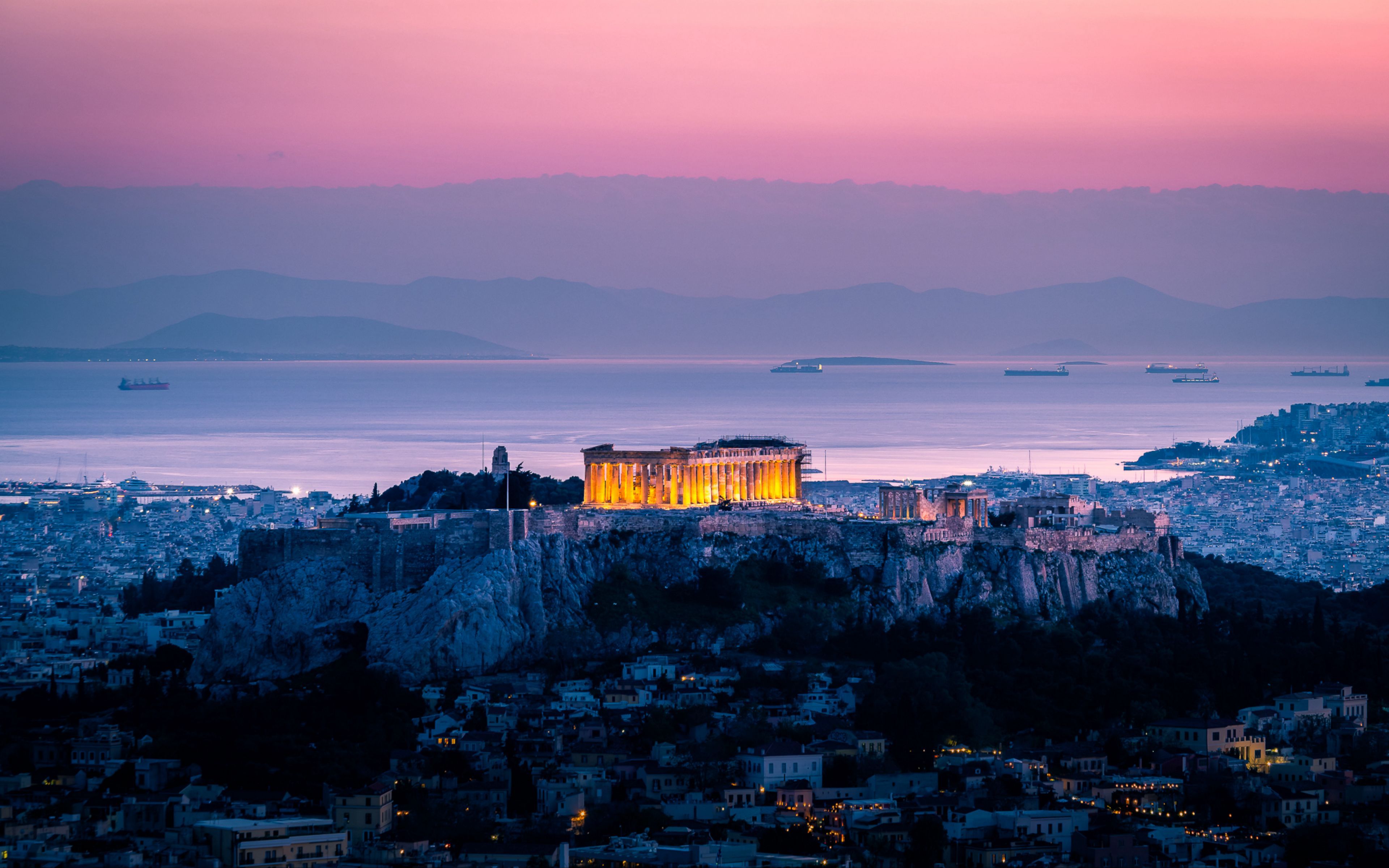 Athens Greece Wallpapers K Hd Athens Greece Backgrounds On Wallpaperbat
