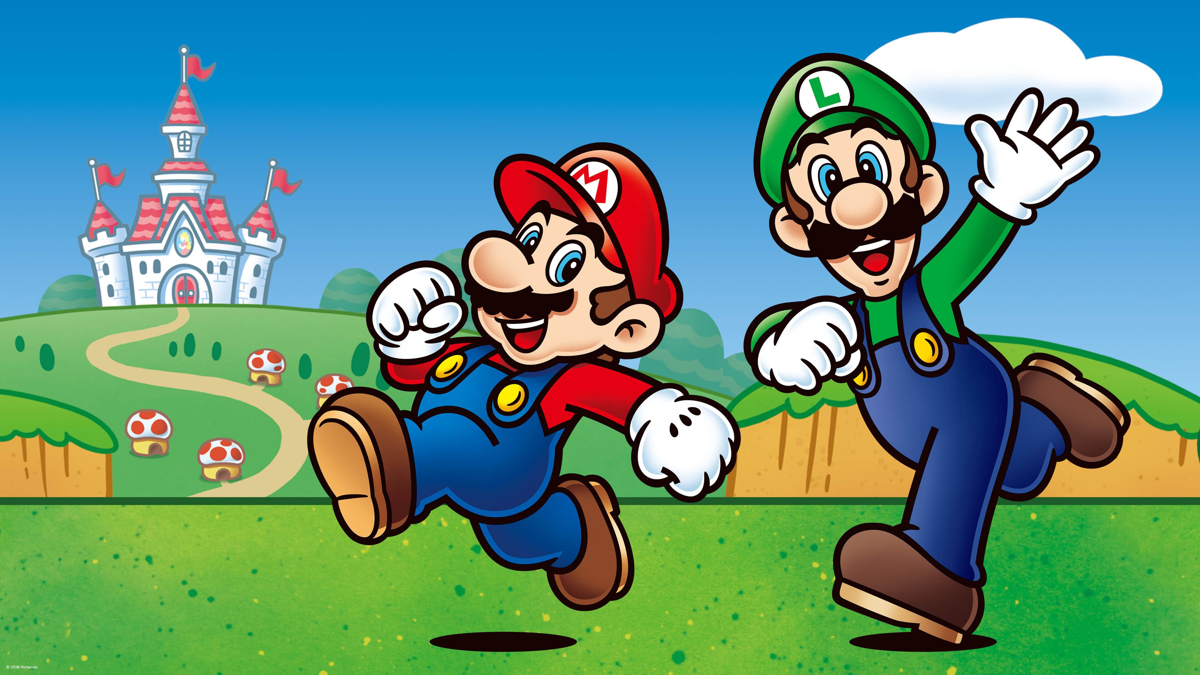 3840x2160 Mario And Luigi UHD 4K Wallpaper on WallpaperBat.