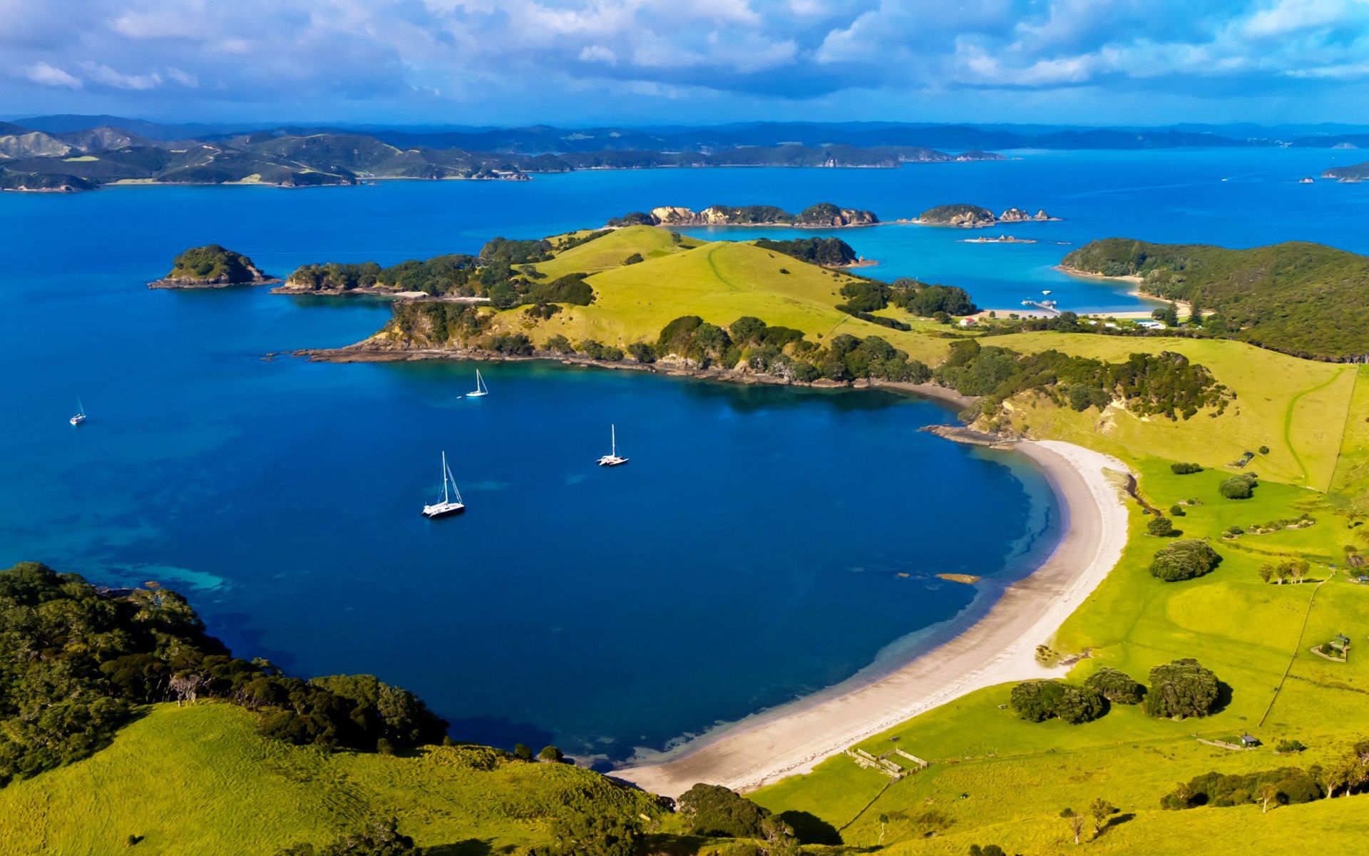 1920x1200 Bay Of Islands New Zealand Download Wallpaper HD 1920x1200 on Wal...