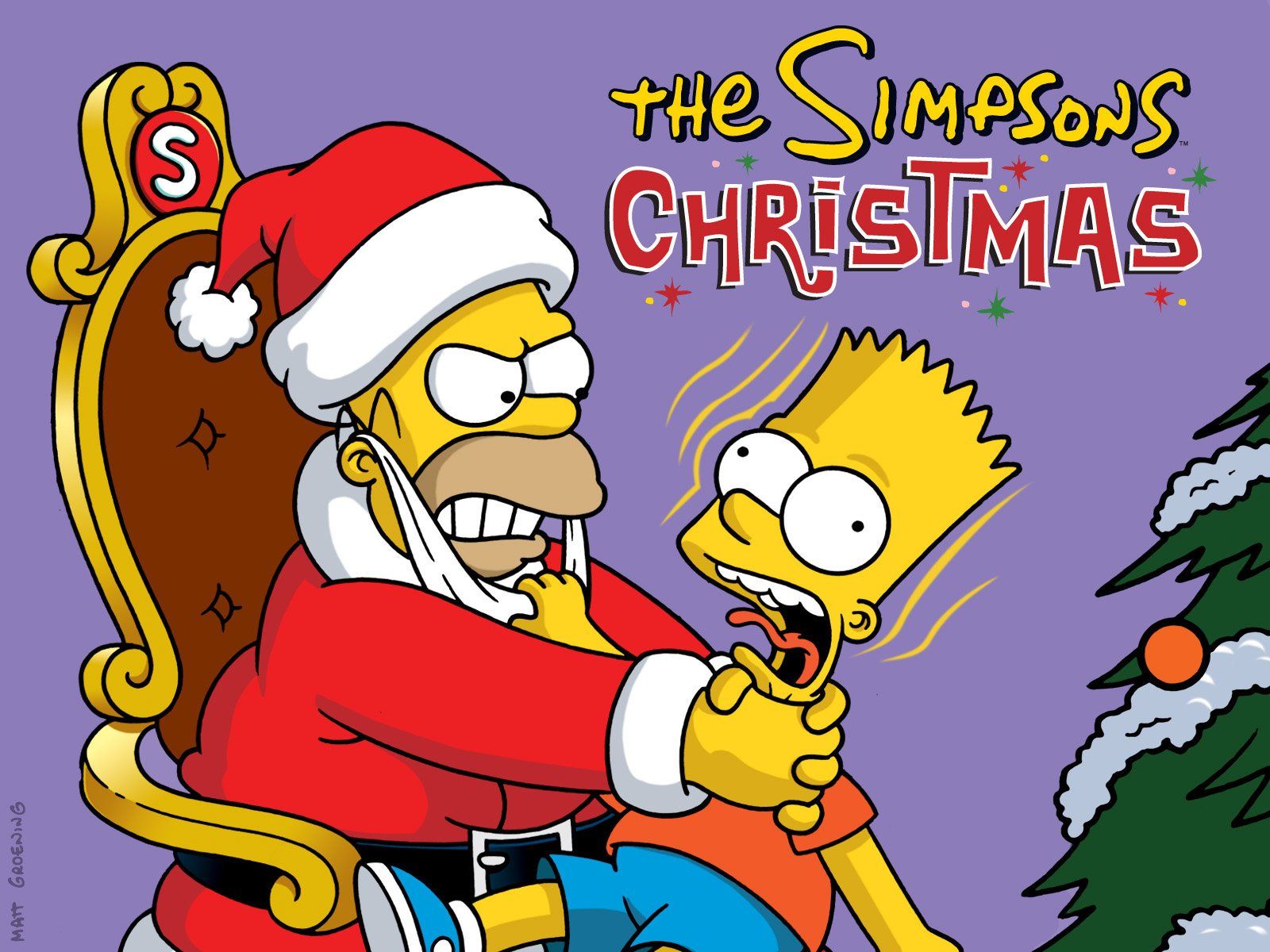 Simpsons Christmas Wallpapers.