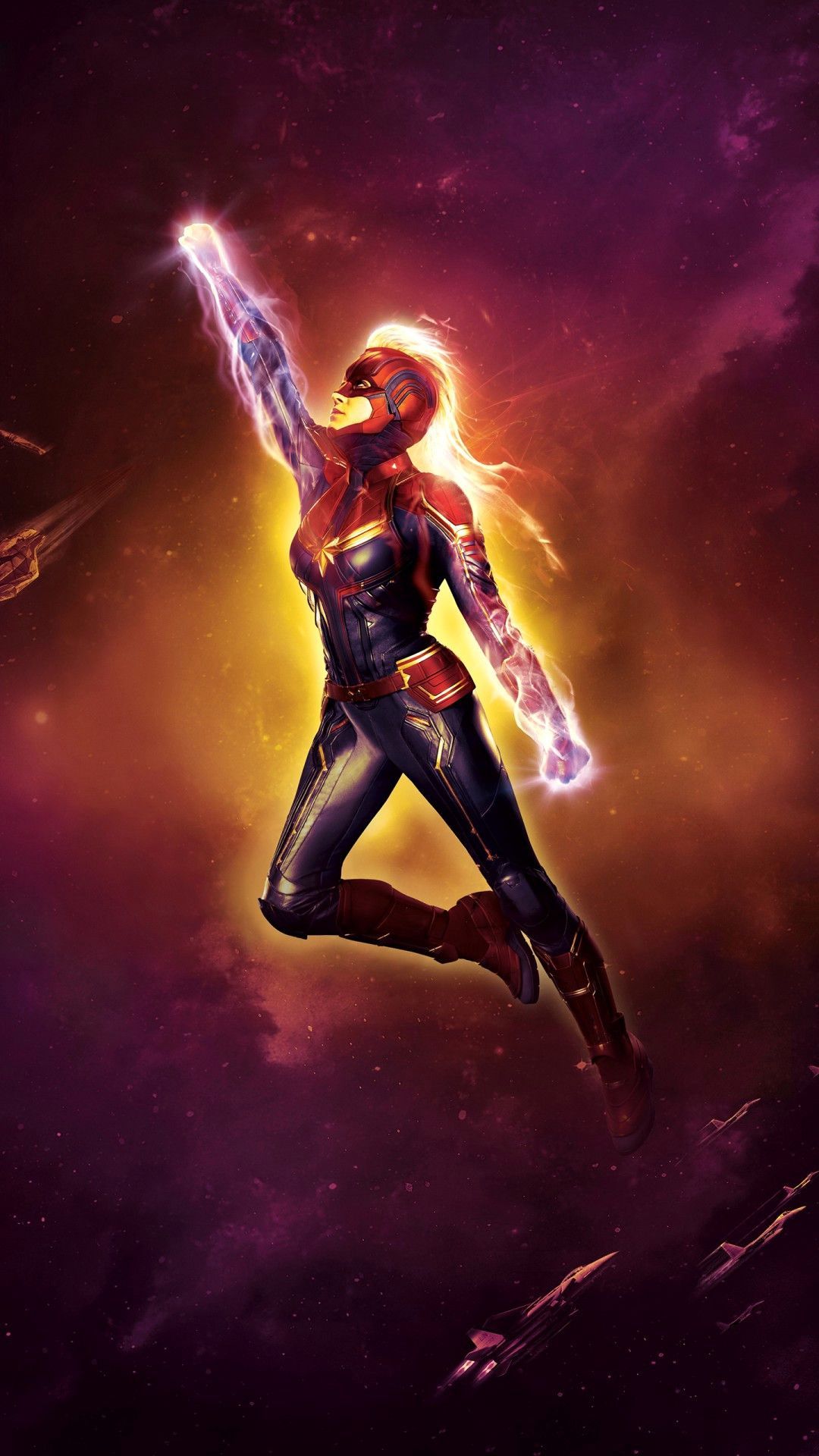 Captain Marvel Iphone Wallpapers 4k Hd Captain Marvel Iphone Backgrounds On Wallpaperbat