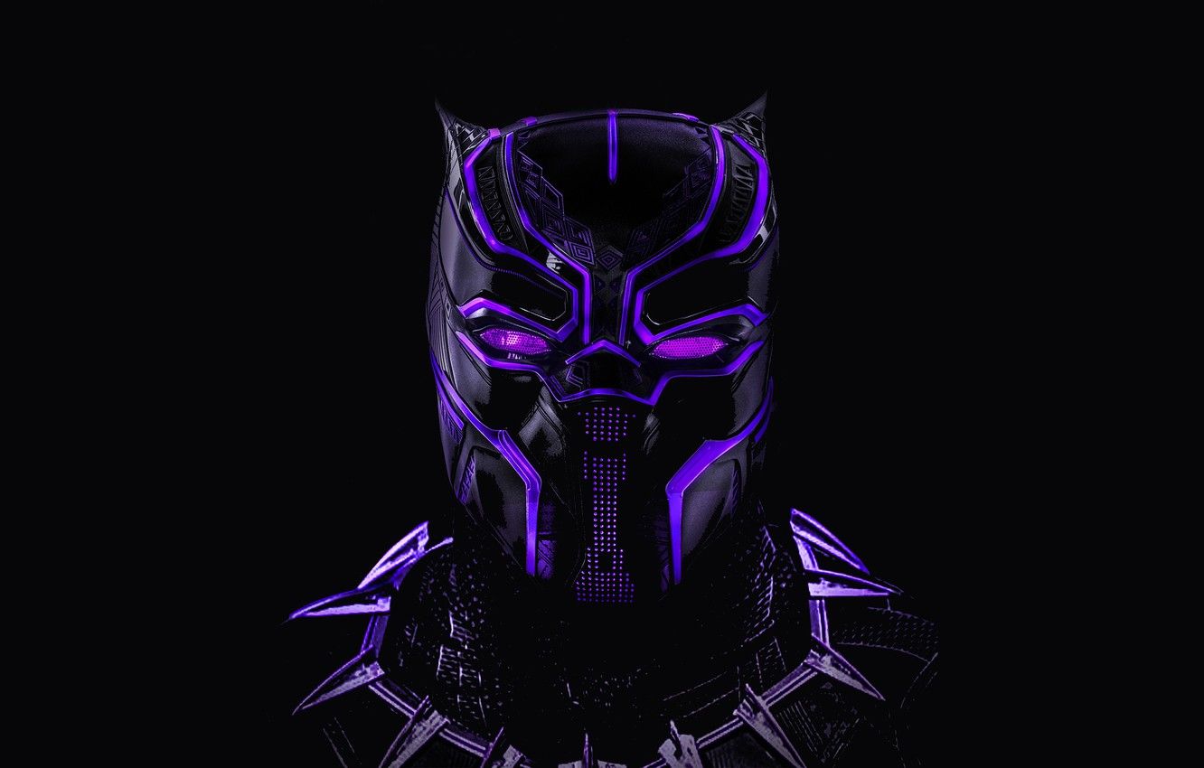 Neon Black Panther Marvel Wallpapers 4k Hd Neon Black Panther Marvel Backgrounds On Wallpaperbat