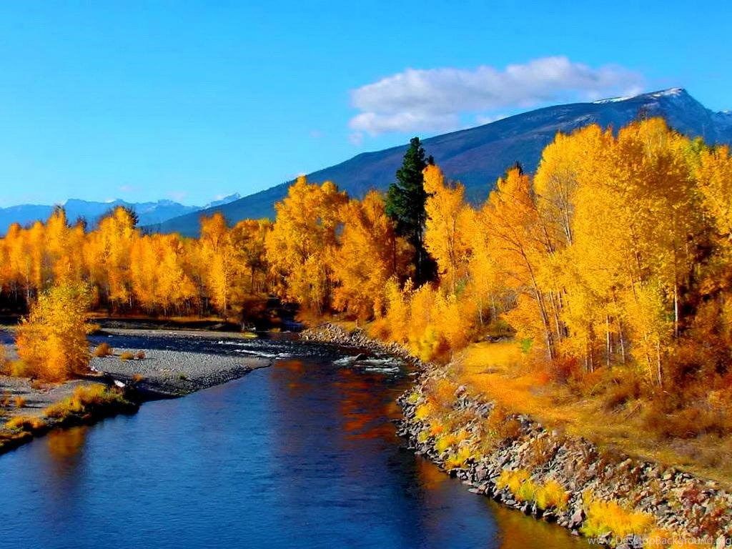 Mountain River Fall Wallpapers - 4k, HD Mountain River Fall Backgrounds ...