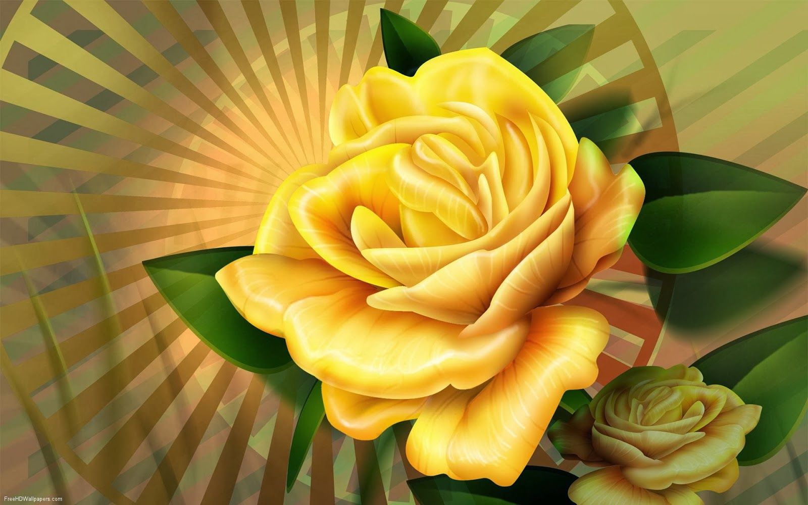 1600x1000 Flower Wallpaper: Beautiful Yellow Rose Flowers HD Wallpaper on WallpaperBat