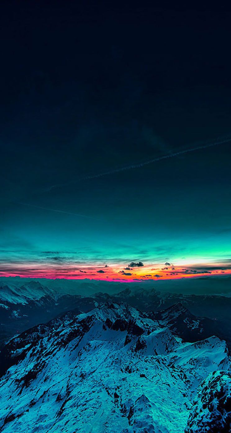 Mountain Sunset iPhone Wallpapers - 4k, HD Mountain Sunset iPhone Backgrounds on WallpaperBat