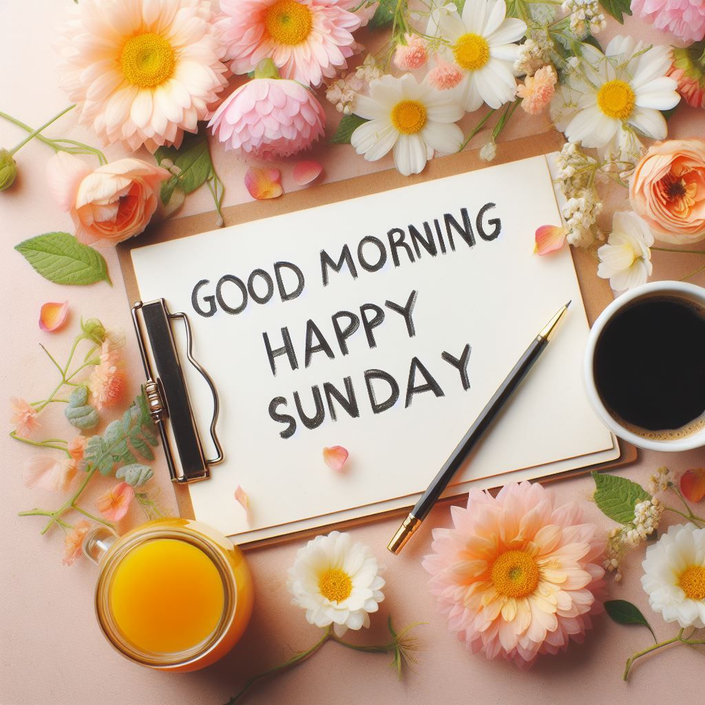 1024x1024 263+ Good Morning Happy Sunday Images ... Wallpaper