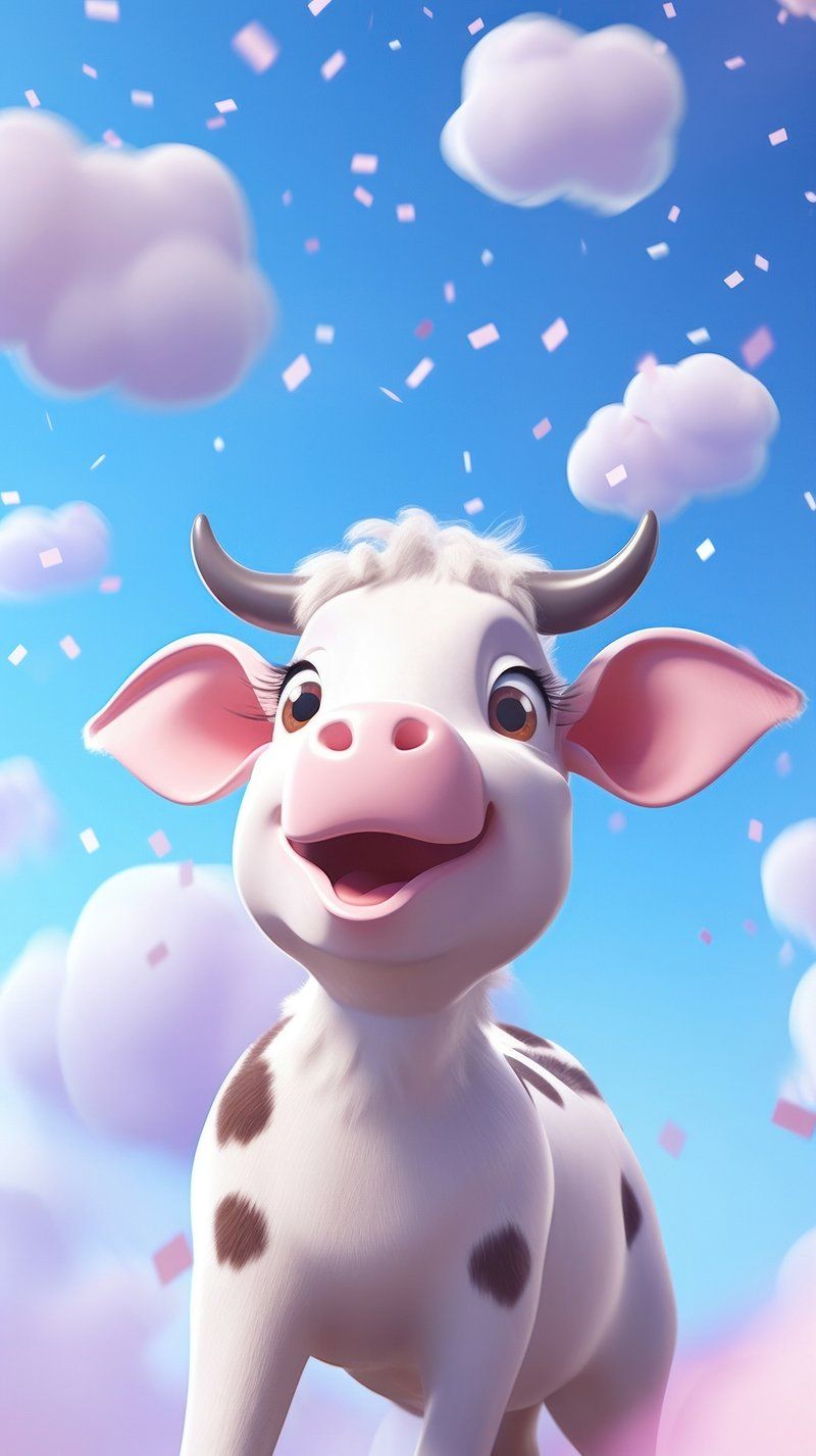 Cow Cartoon Wallpapers - 4k, HD Cow Cartoon Backgrounds on WallpaperBat