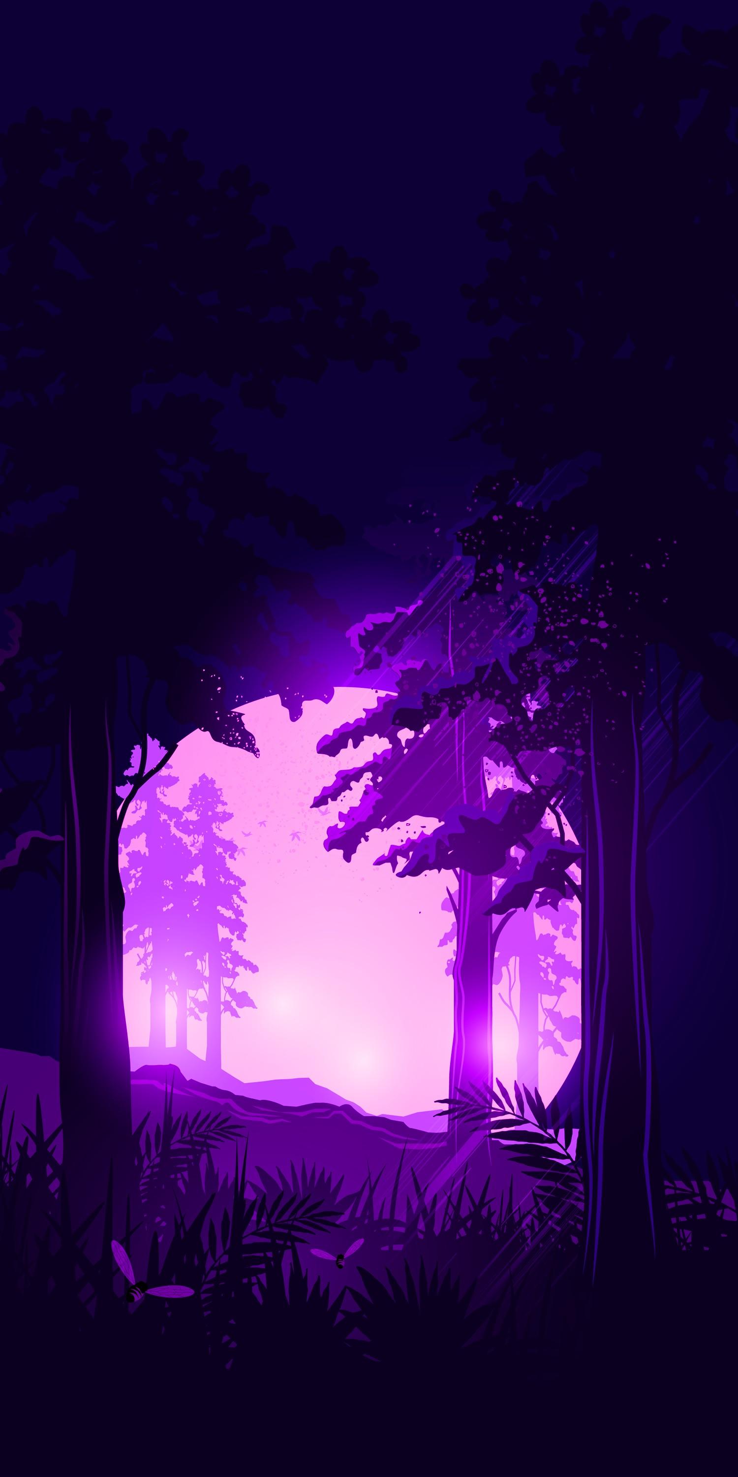 Purple Forest Wallpapers - 4k, HD Purple Forest Backgrounds on WallpaperBat