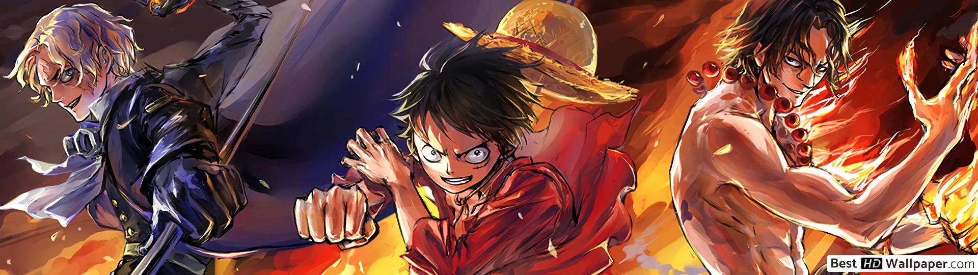 1920x540 <b>Luffy</b> <b>Ace</b> Sabo Wallpaper.