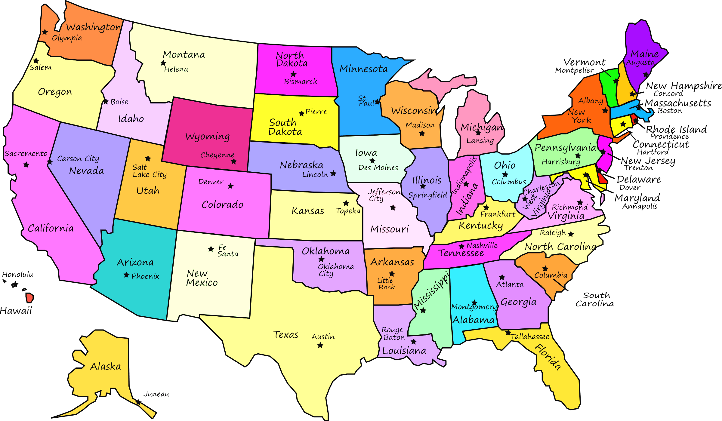 United States Map Wallpapers - 4k, HD United States Map Backgrounds on ...