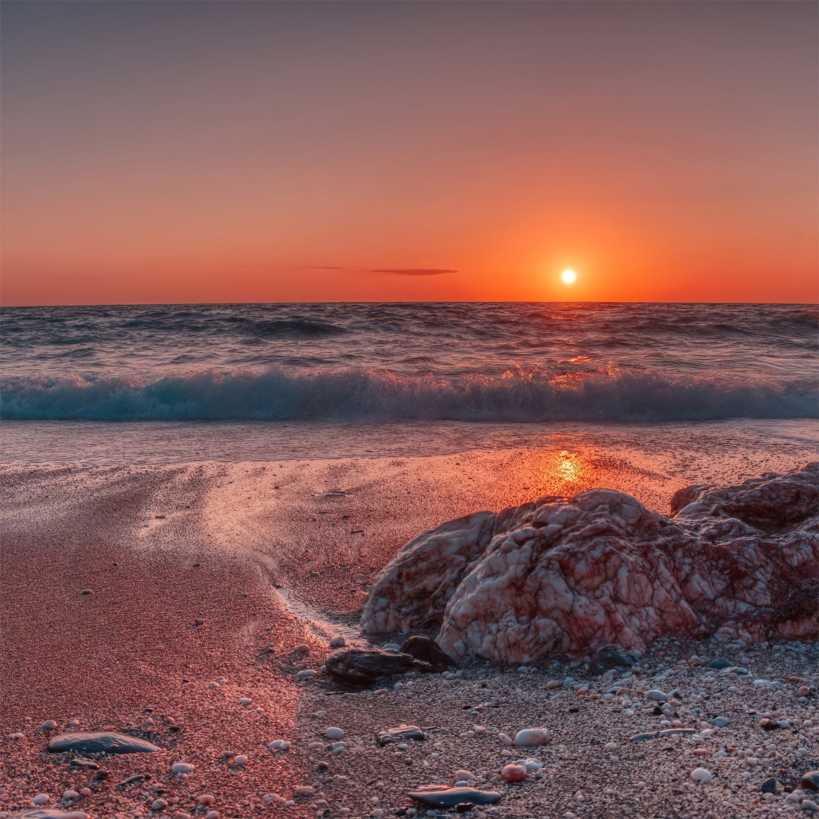 Beach Sunrise Aesthetic Wallpapers 4k Hd Beach Sunrise Aesthetic