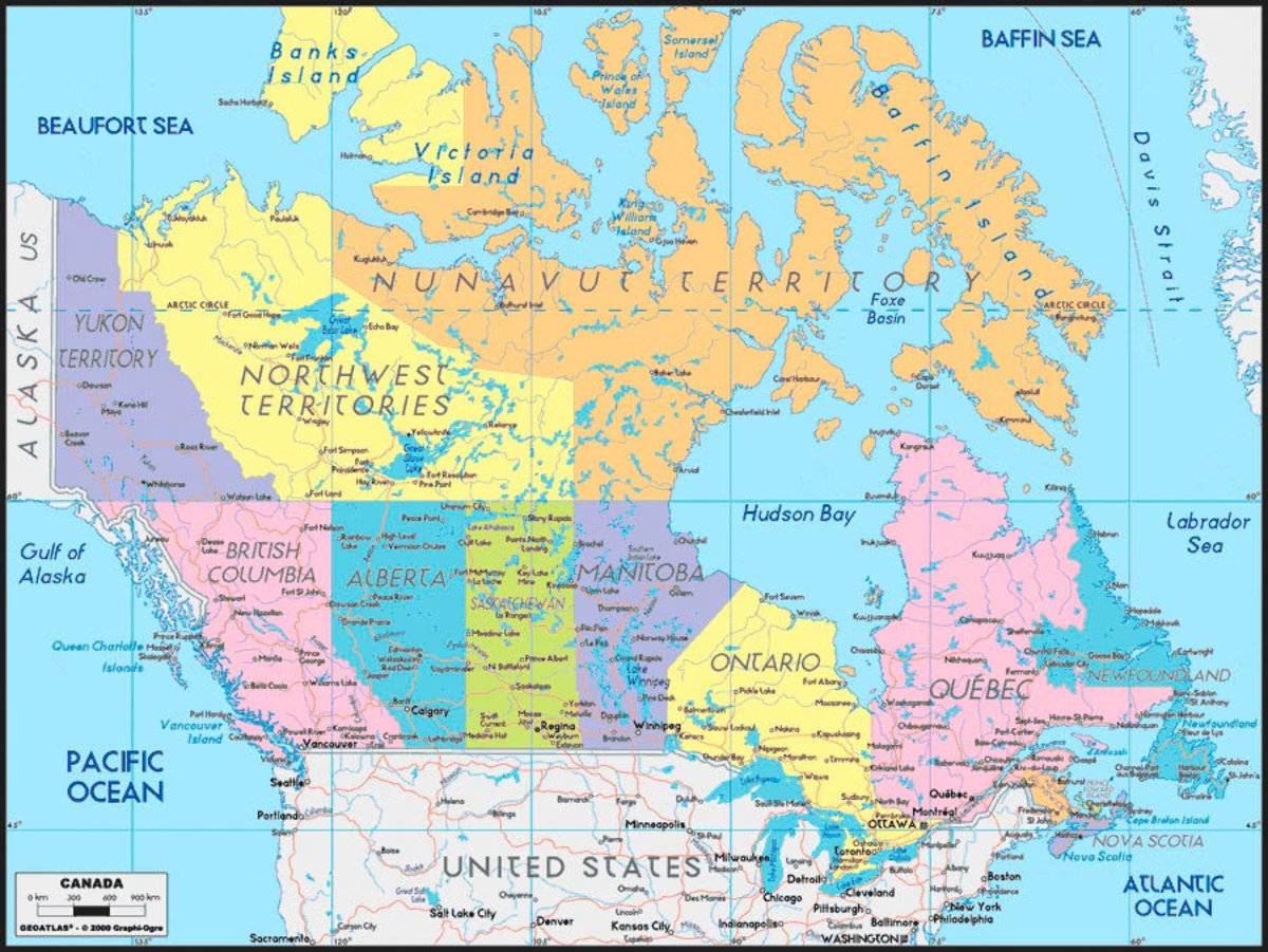 Map of Canada Wallpapers - 4k, HD Map of Canada Backgrounds on WallpaperBat