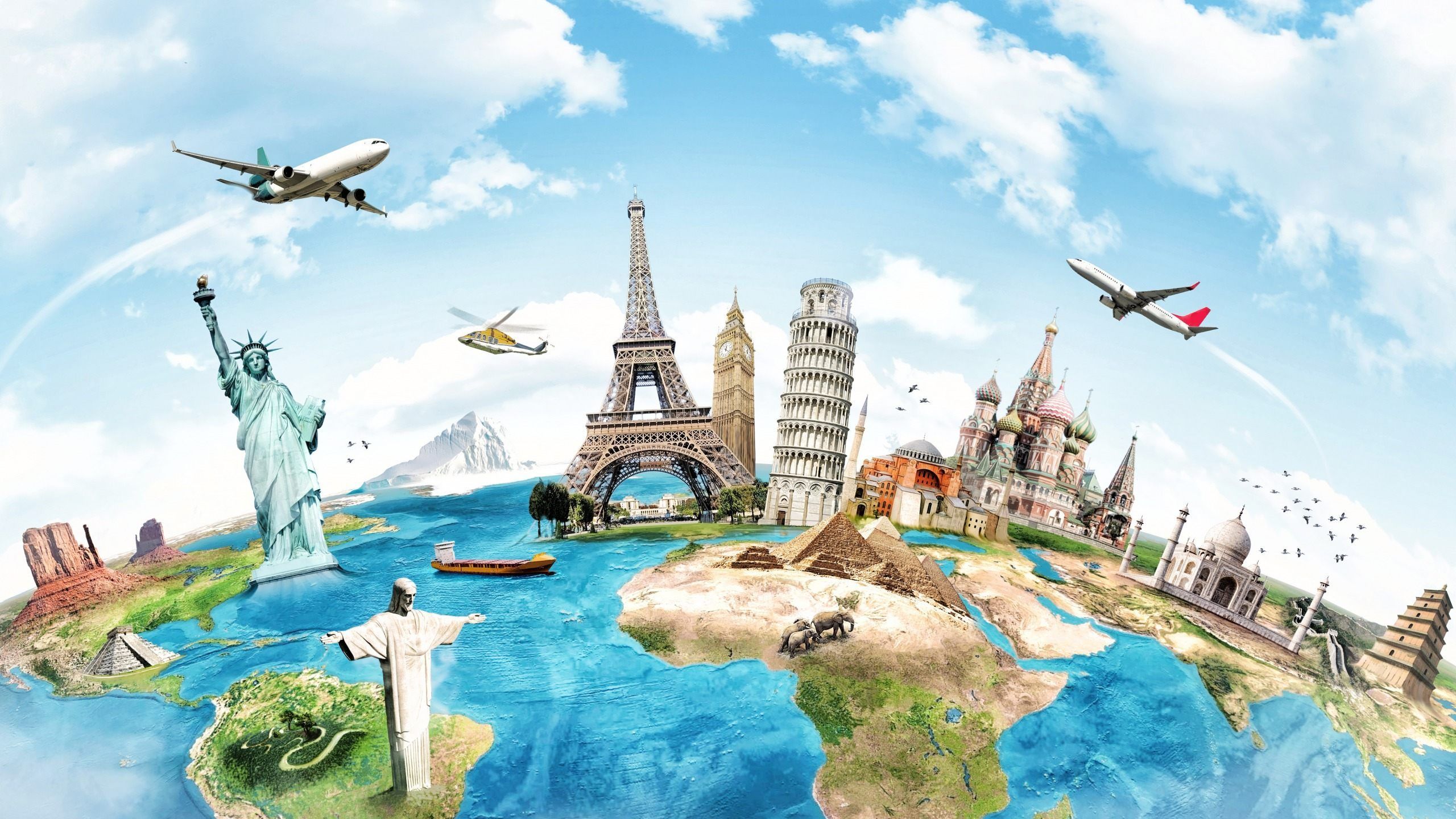 2560x1440 World Travel Wallpaper - Top Free World Travel Background on WallpaperBat