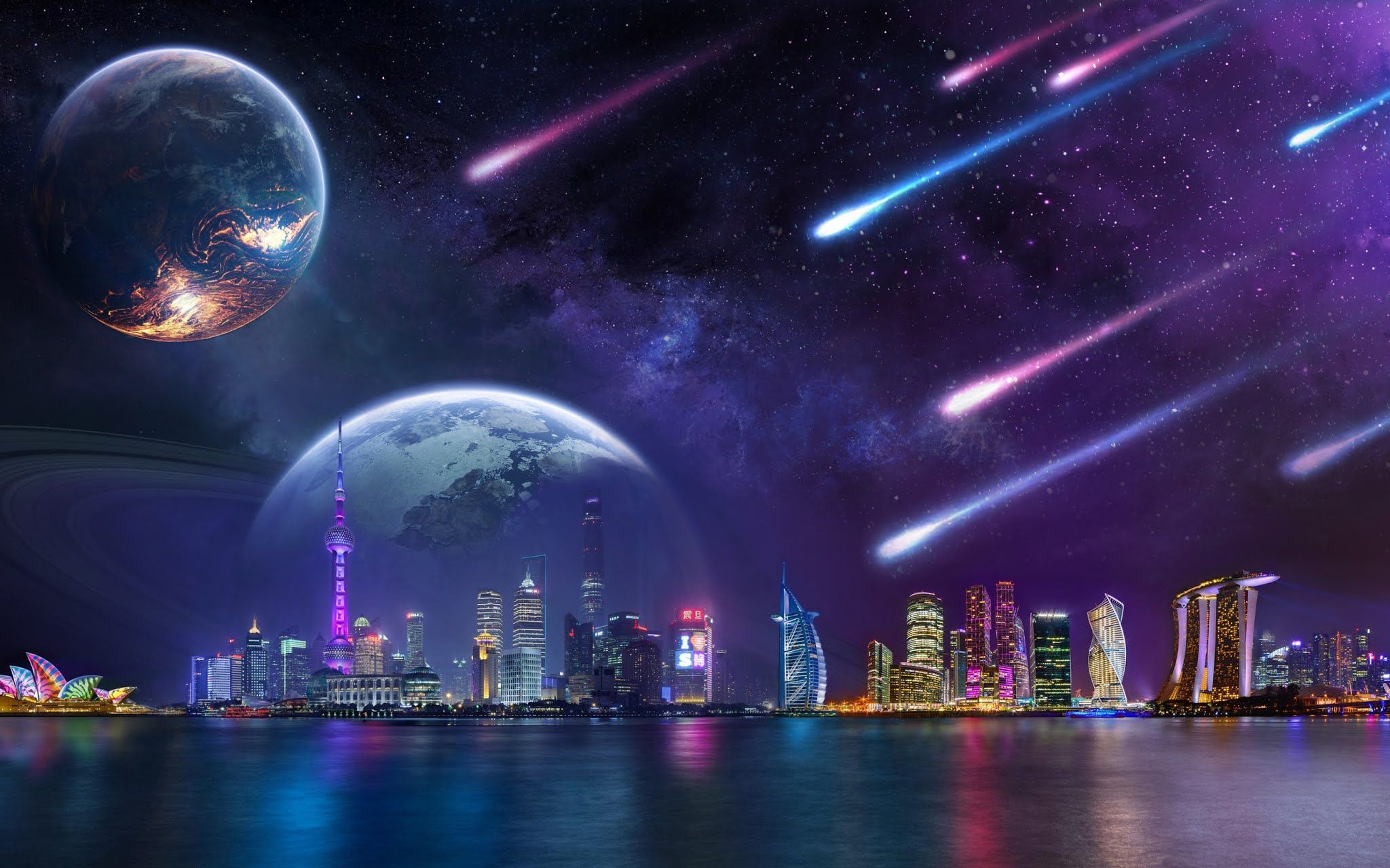 Space City Wallpapers - 4k, HD Space City Backgrounds on WallpaperBat