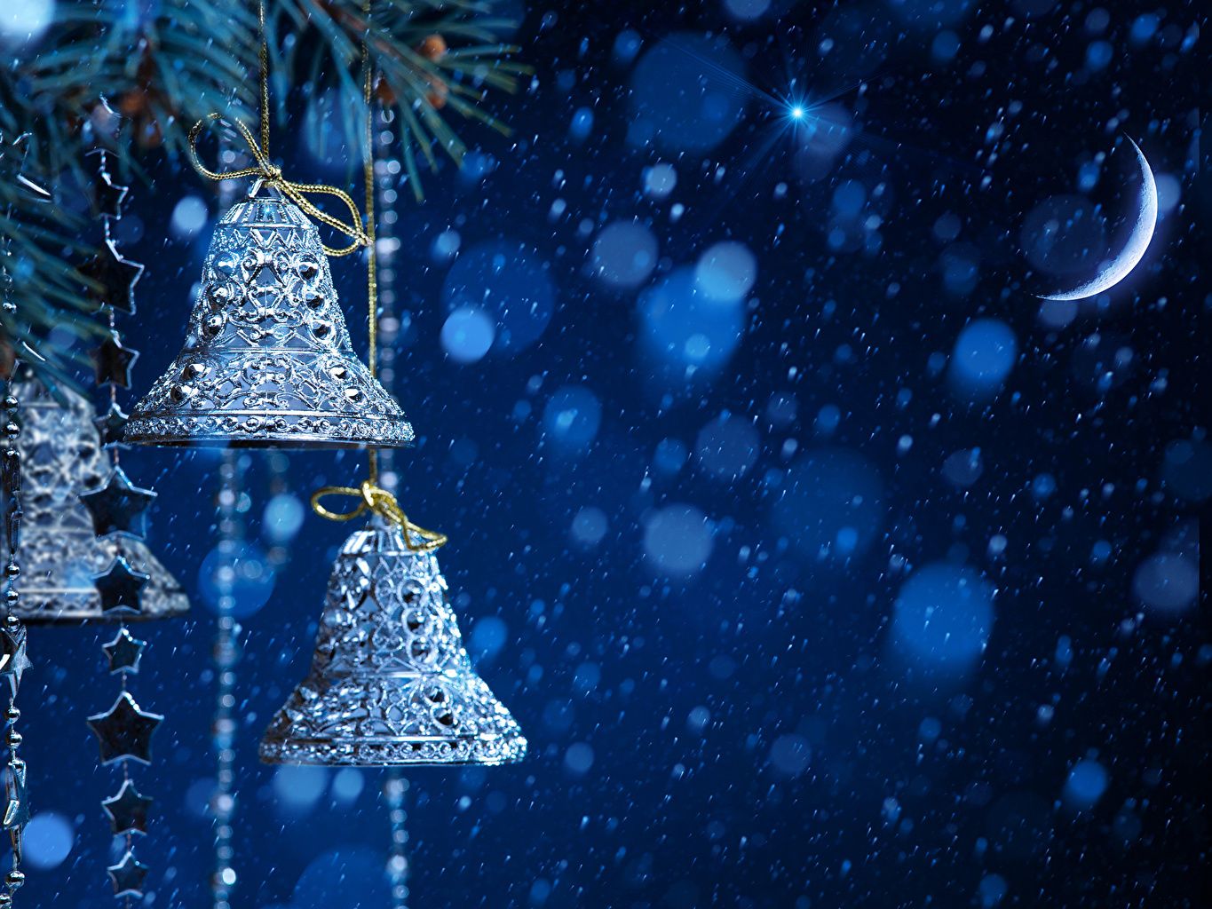 Christmas Moon Wallpapers 4k, HD Christmas Moon Backgrounds on