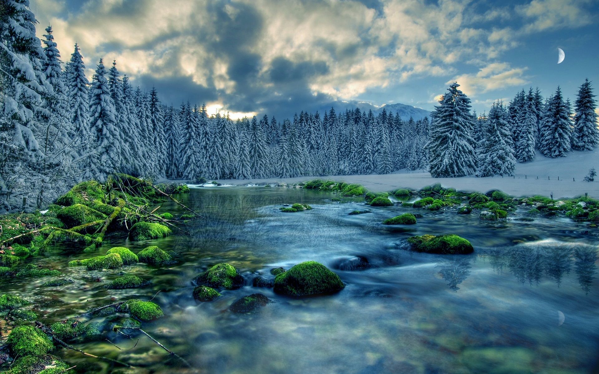 Snow River Wallpapers - 4k, HD Snow River Backgrounds on WallpaperBat